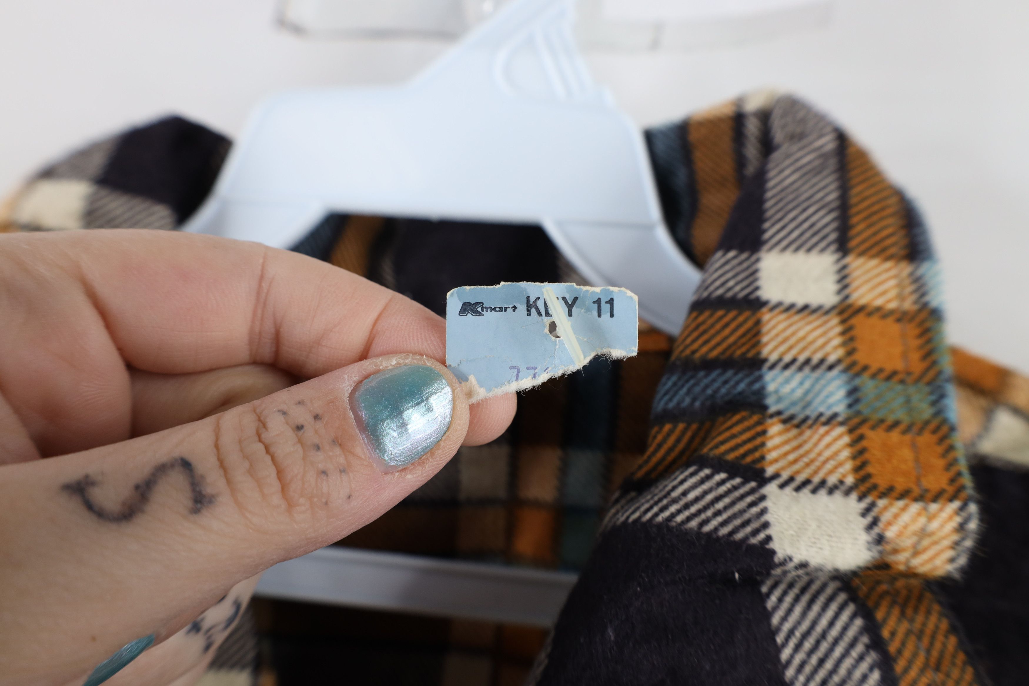 Vintage Deadstock Vintage 70s Streetwear Flannel Button Shirt Plaid Size US XL / EU 56 / 4 - 8 Thumbnail