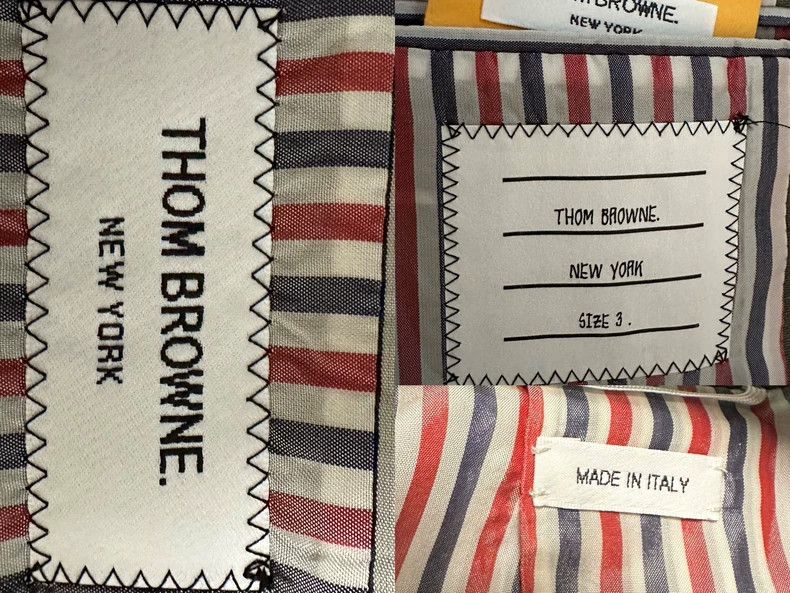 Thom Browne Thom Browne size3 Medium grey linen suit Size 40S - 4 Thumbnail