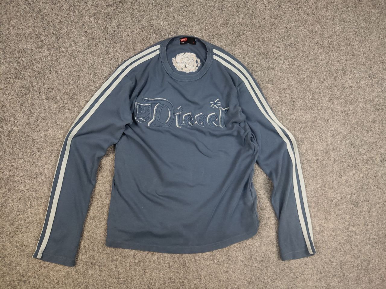 Diesel Vintage Diesel Y2K Style Embroidered Logo Blue Long Sleeve Size US M / EU 48-50 / 2 - 6 Thumbnail