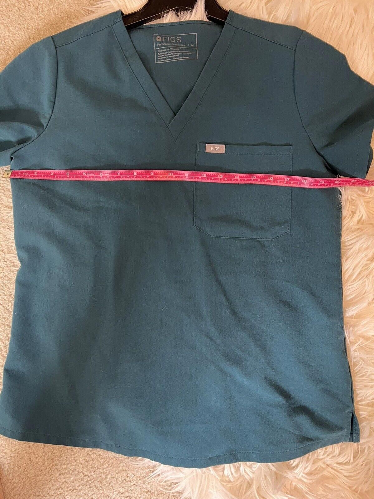 Designer Figs Technical Collection Pocket Medical Scrub Top M Size ONE SIZE - 6 Thumbnail