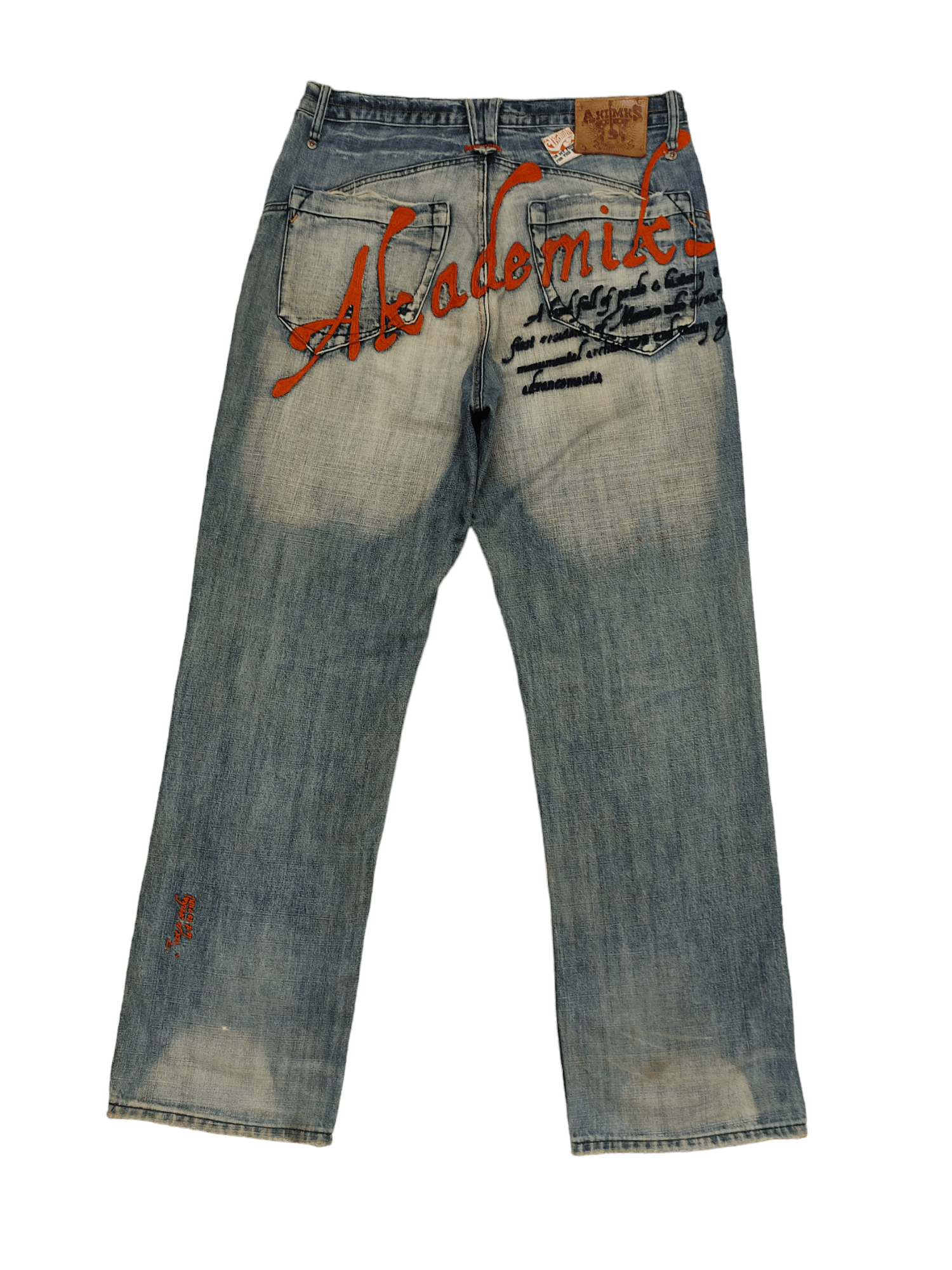Akademiks Baggy Jeans Akademiks Embroidered Denim Wide Loose Y2k Jnco ...