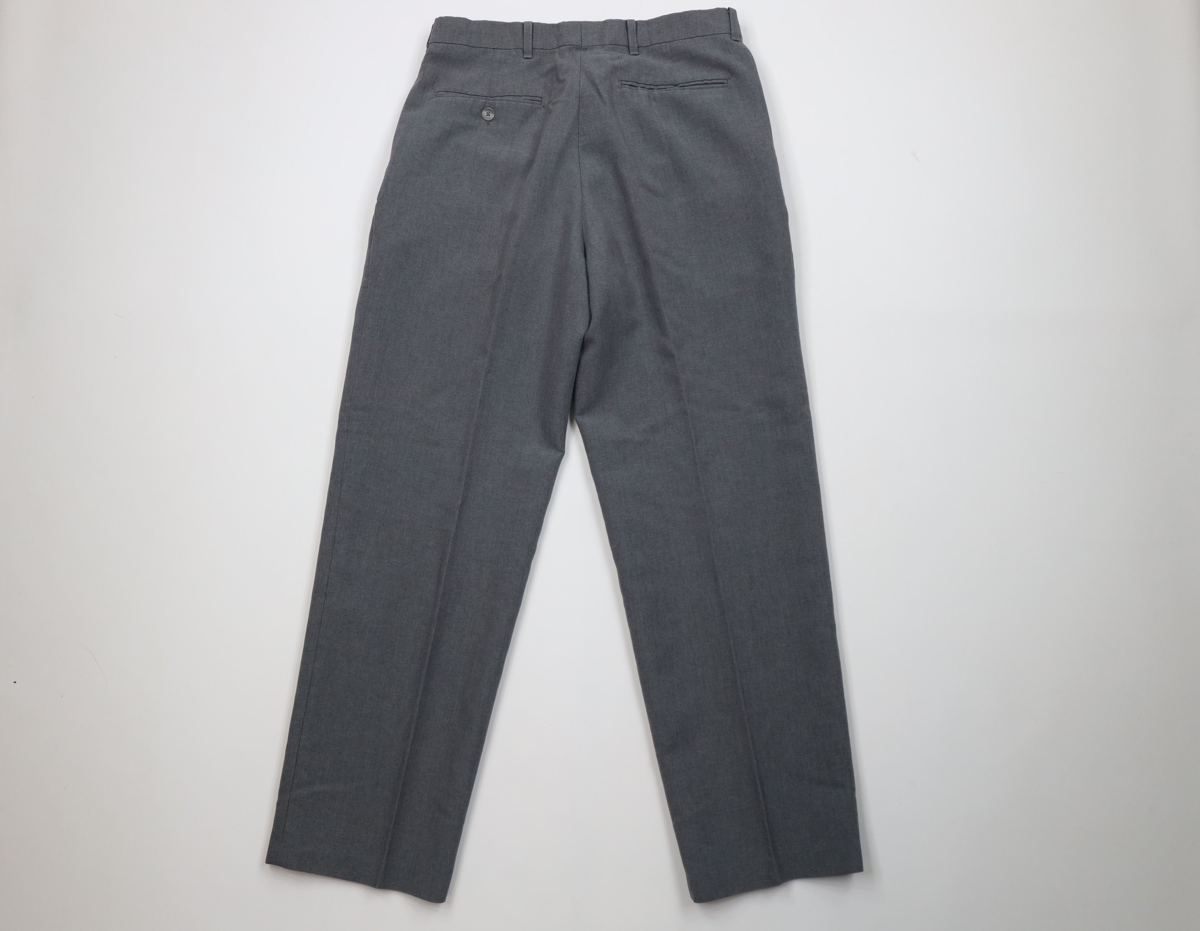 Levi's Vintage 80s 90s Levis Knit Straight Leg Chino Pants Gray USA Size US 30 / EU 46 - 7 Thumbnail