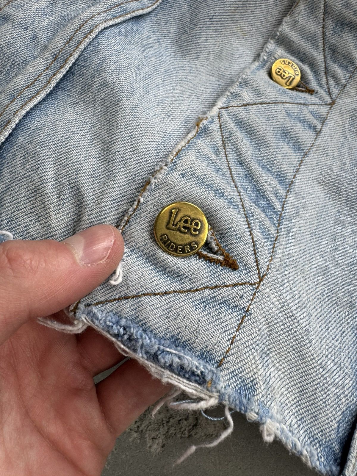 Lee × Vintage Vintage Lee Riders Jeans Jacket Size US XL / EU 56 / 4 - 4 Thumbnail