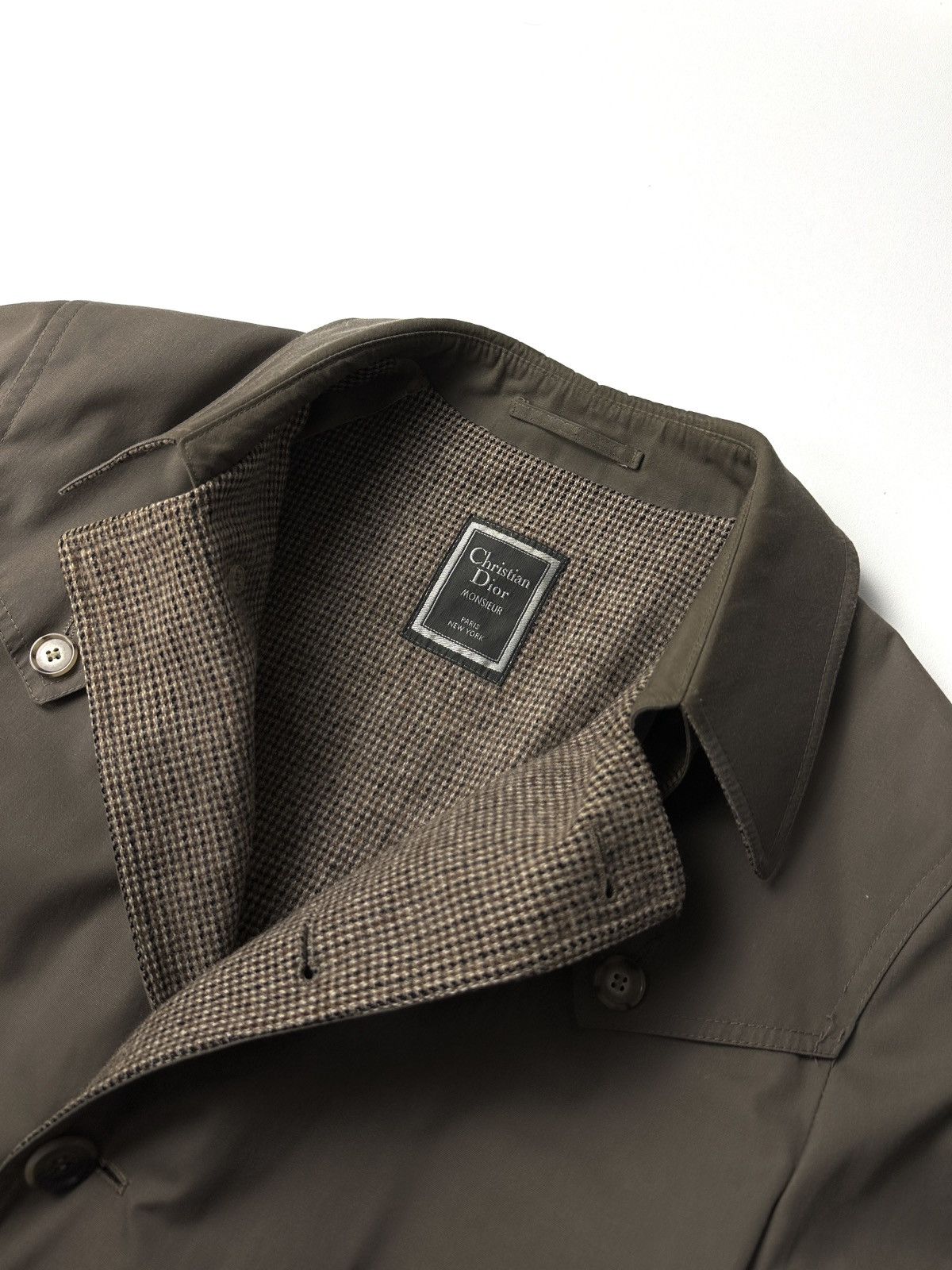 VINTAGE CHRISTIAN DIOR MENS TRENCH COAT