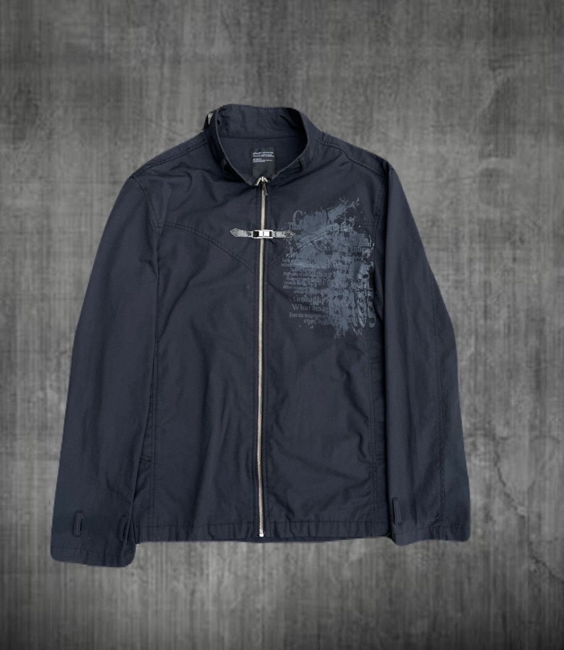 If Six Was Nine 2000s Japanese archive Vkei Bono Hooded Wool Zip