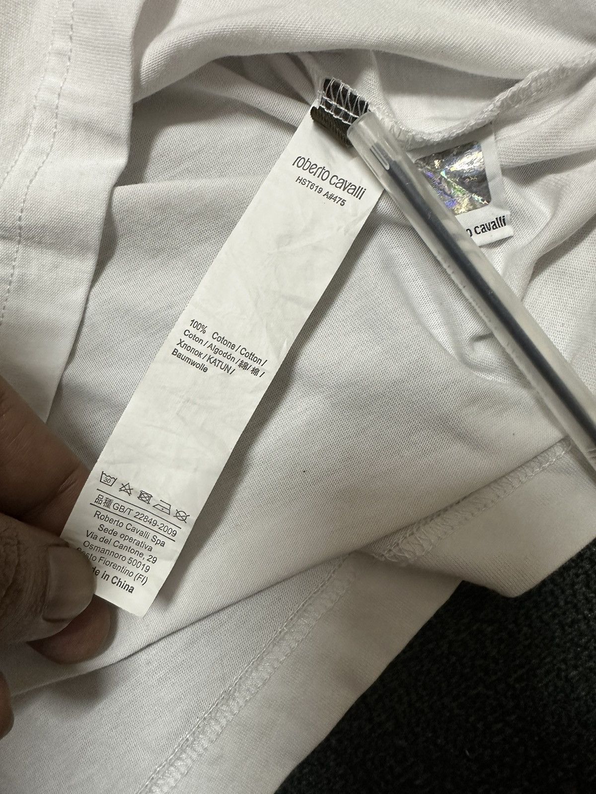 Just Cavalli Roberto cavali spellout tee Size US M / EU 48-50 / 2 - 4 Thumbnail