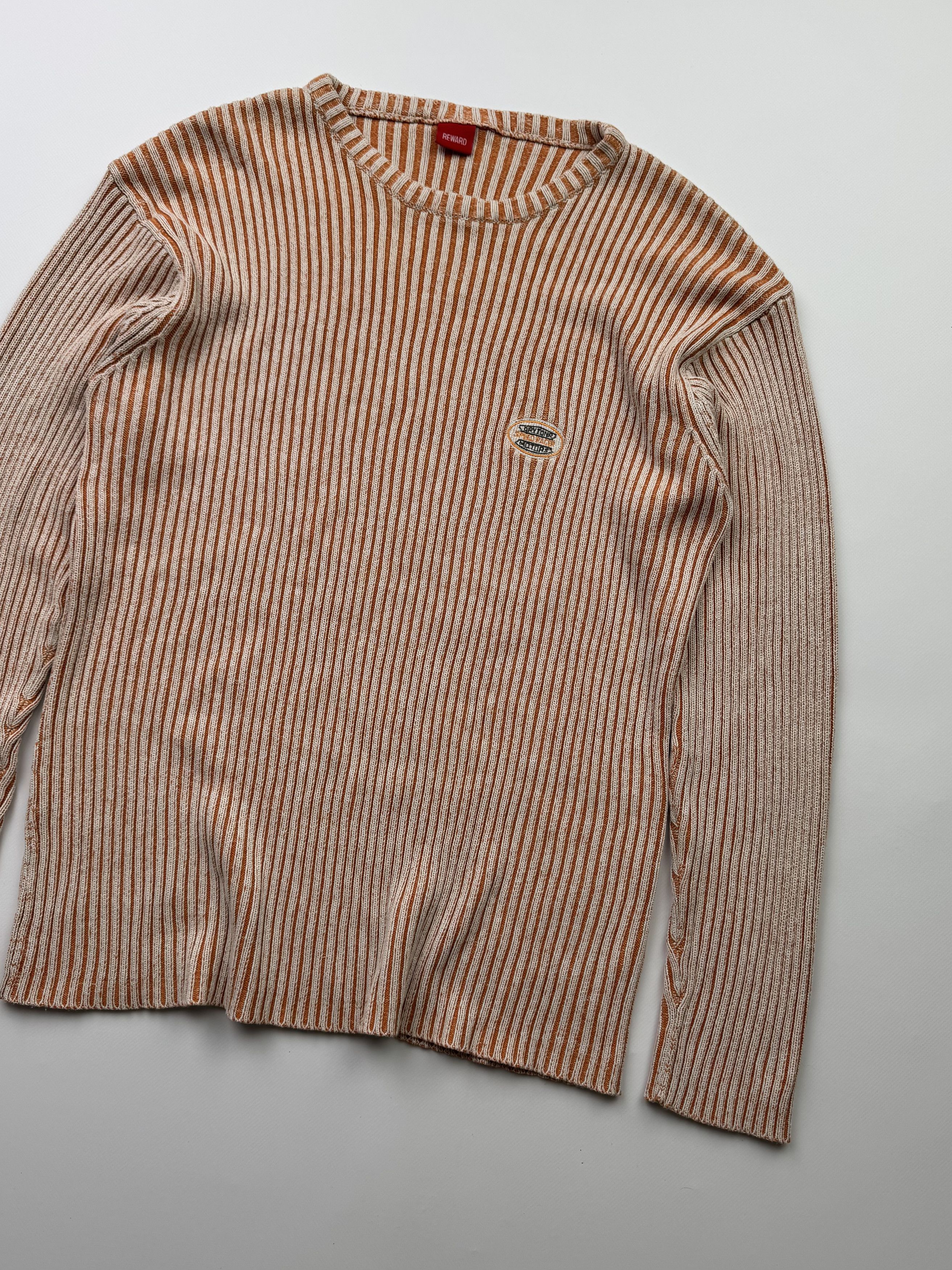 Japanese Brand Vintage Ribbed Cotton Sweater B401(V241)E2 Size US S / EU 44-46 / 1 - 3 Thumbnail