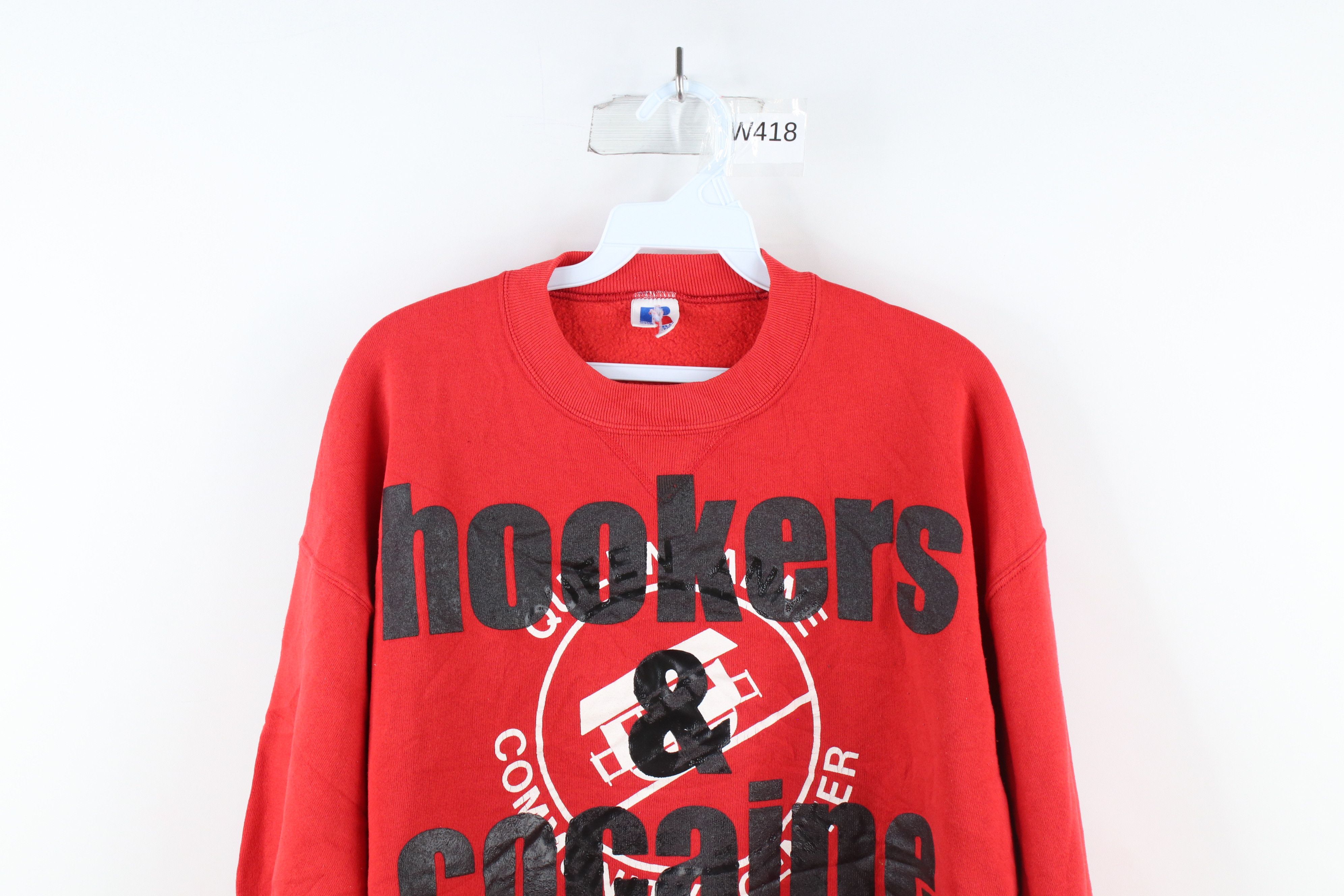Russell Athletic Vintage 90s Russell Athletic & Cocaine Sweatshirt USA Size US XL / EU 56 / 4 - 2 Thumbnail