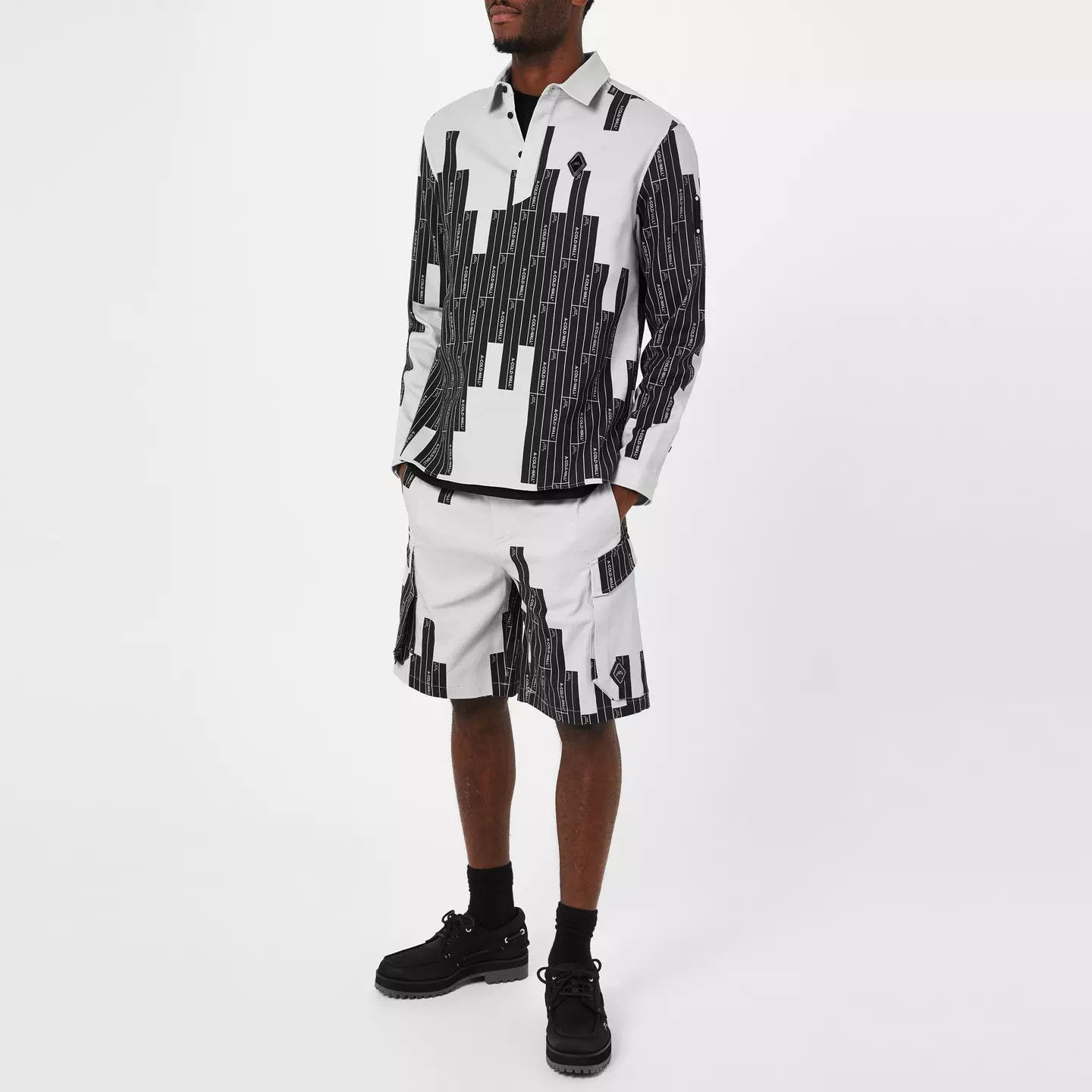 A-COLD-WALL* o1g2r1mq0426 Vector Monogram Long-Sleeve Polo Shirt Size US M / EU 48-50 / 2 - 6 Thumbnail