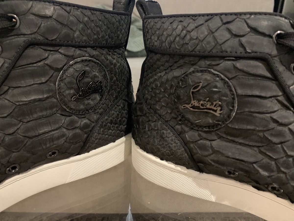 Christian Louboutin Christian Louboutin Rantus Orlato Python Sneakers Size US 10.5 / EU 43-44 - 2 Thumbnail