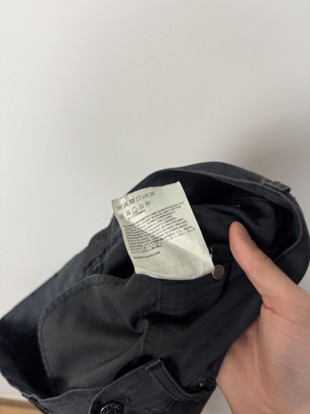 Acne Studios Acne Studios Ace Ups black Jeans 32/34 luxury vintage Size US 33 - 13 Thumbnail
