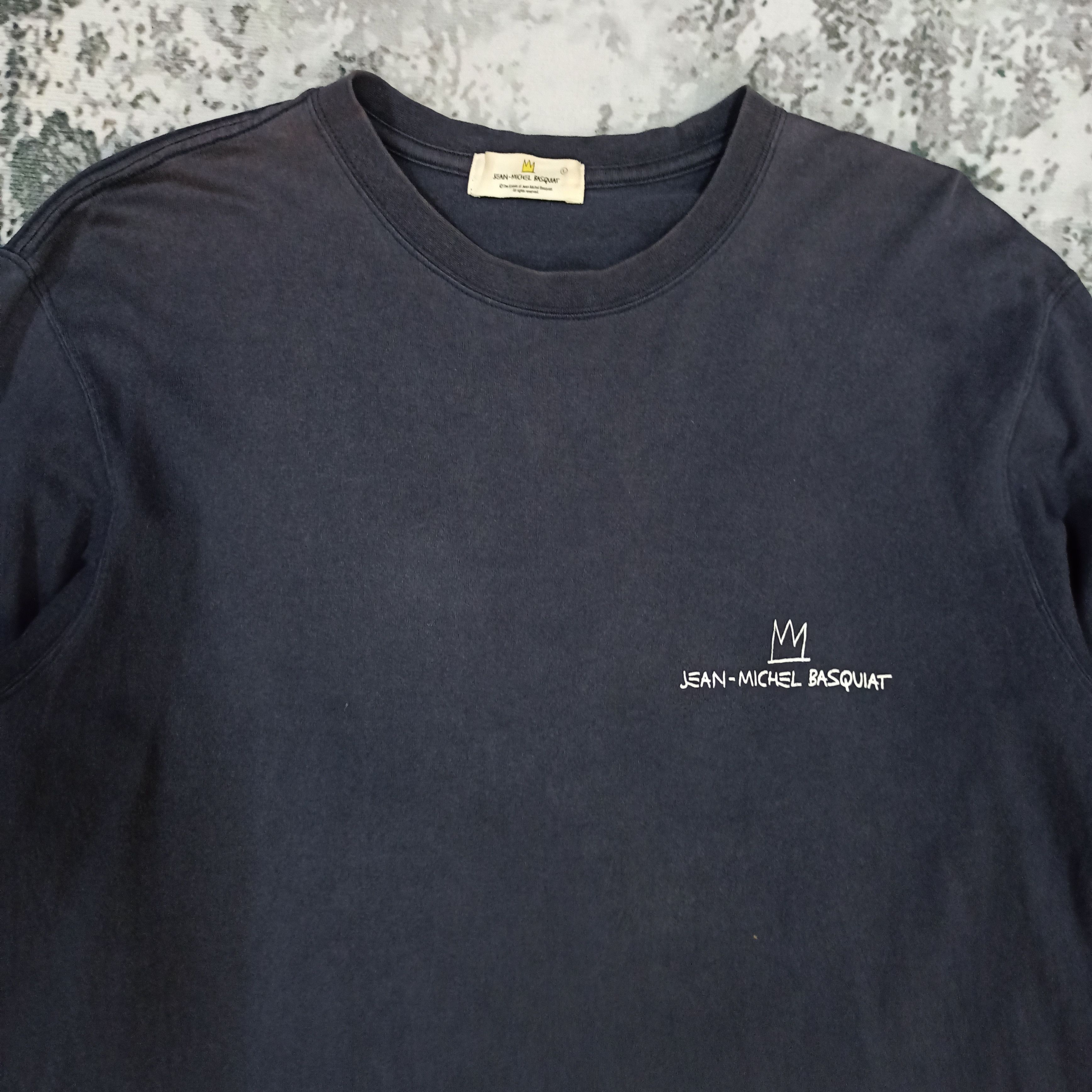 Jean-Michel Basquiat Vintage Jean-Michel Basquiat Long Sleeve Tshirt Art Size US M / EU 48-50 / 2 - 4 Thumbnail