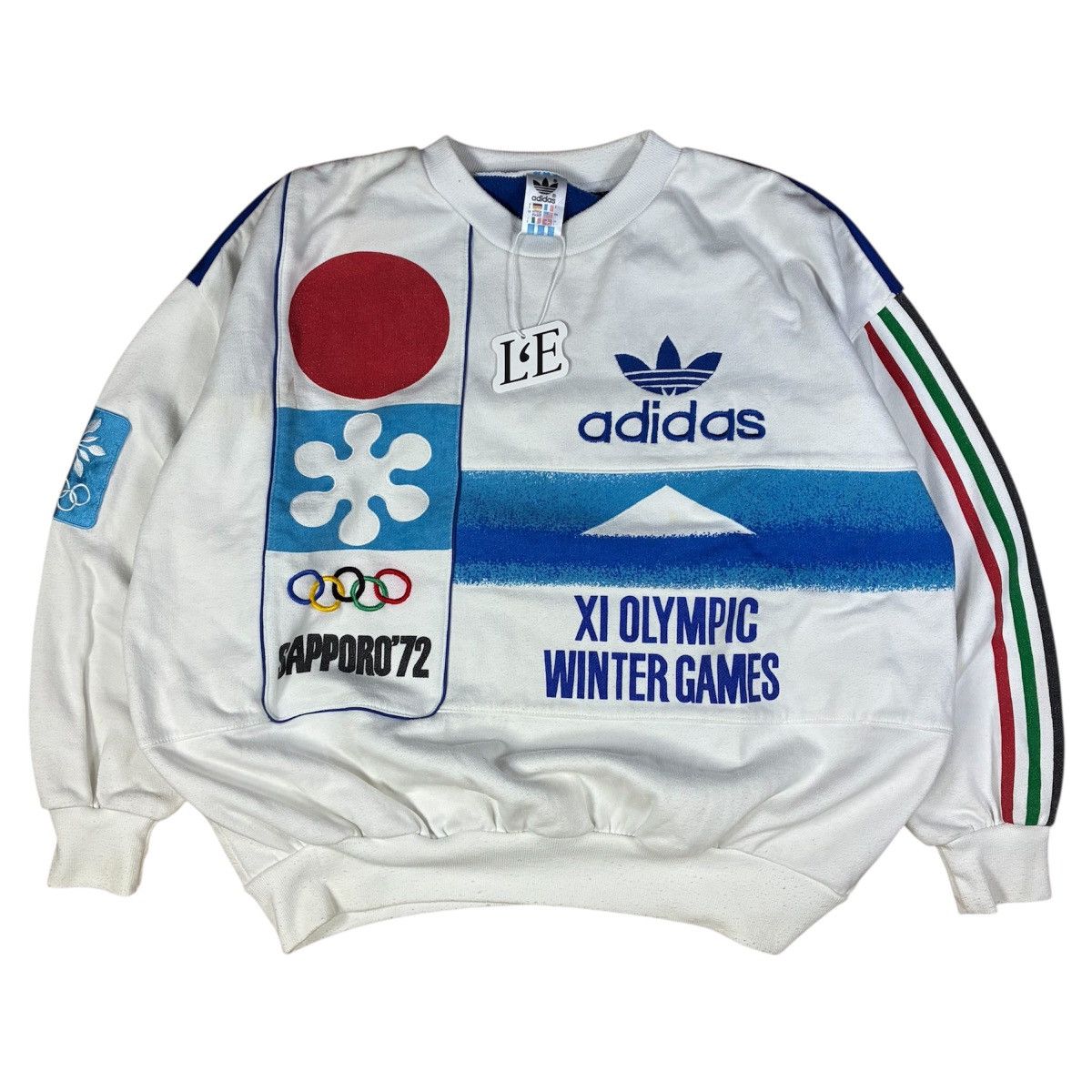 Adidas Mens Vintage Sweatshirt Adidas Olympic Games Size L Size US L / EU 52-54 / 3 - 1 Thumbnail