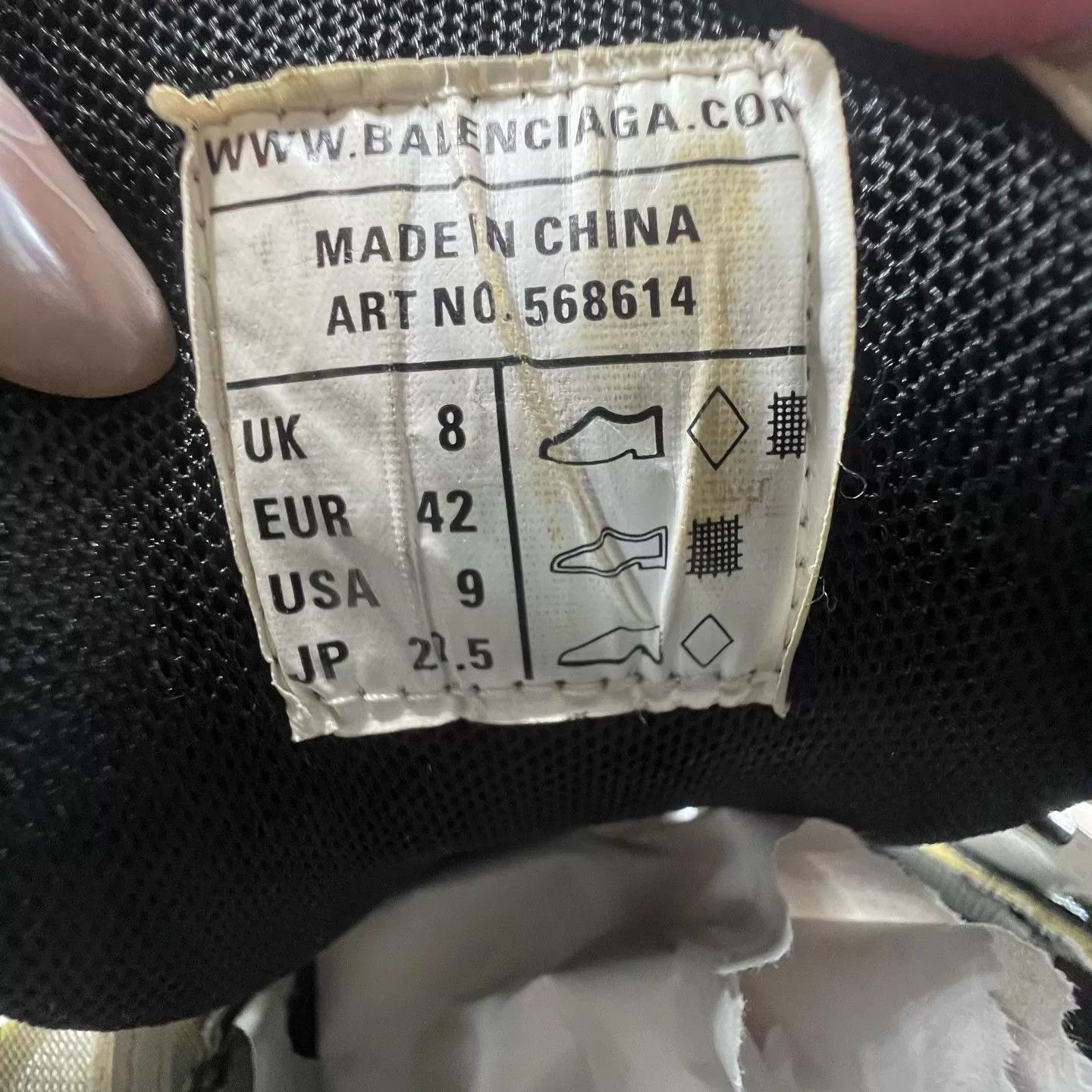 Balenciaga Balenciaga Track 2 Cream White Brown 42 Near New Size US 9 / EU 42 - 6 Thumbnail