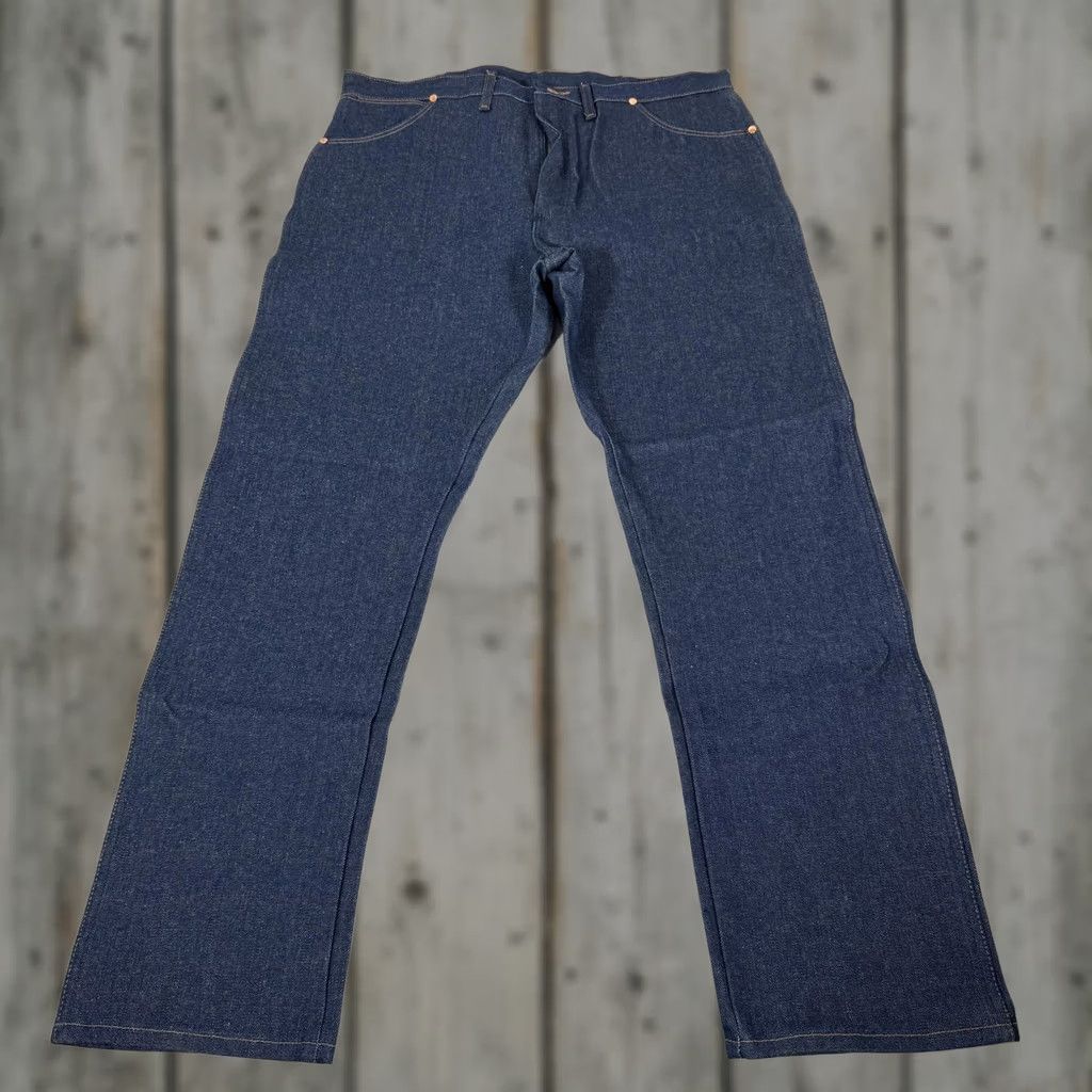 Wrangler VINTAGE Wrangler 13MWZ Dark Wash Blue Denim Cowboy Jeans