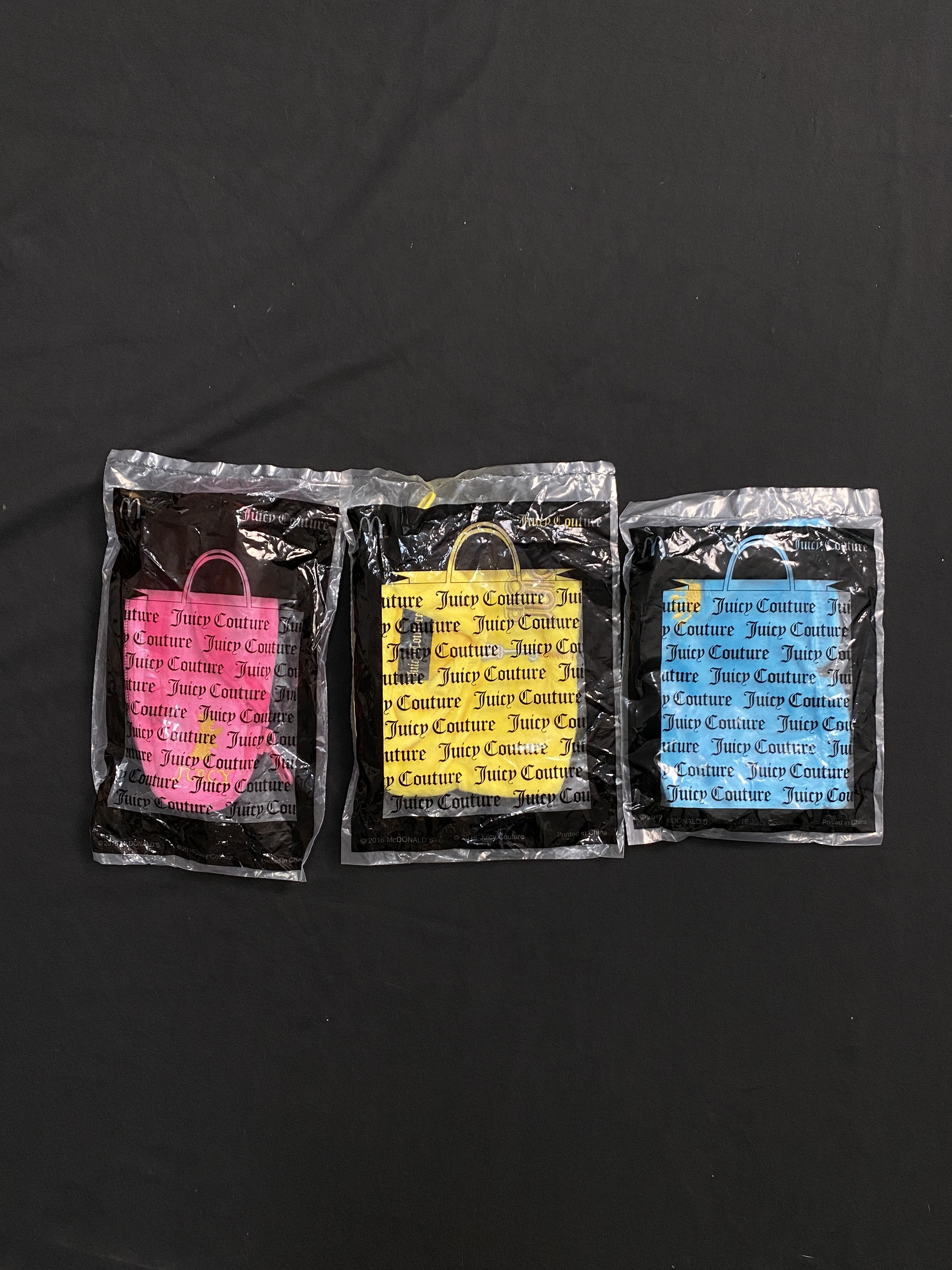 Juicy Couture Jeans McDonalds Juicy Couture 2016 Promotion Cosmetic Bag Set Of 3 Size ONE SIZE - 1 Thumbnail