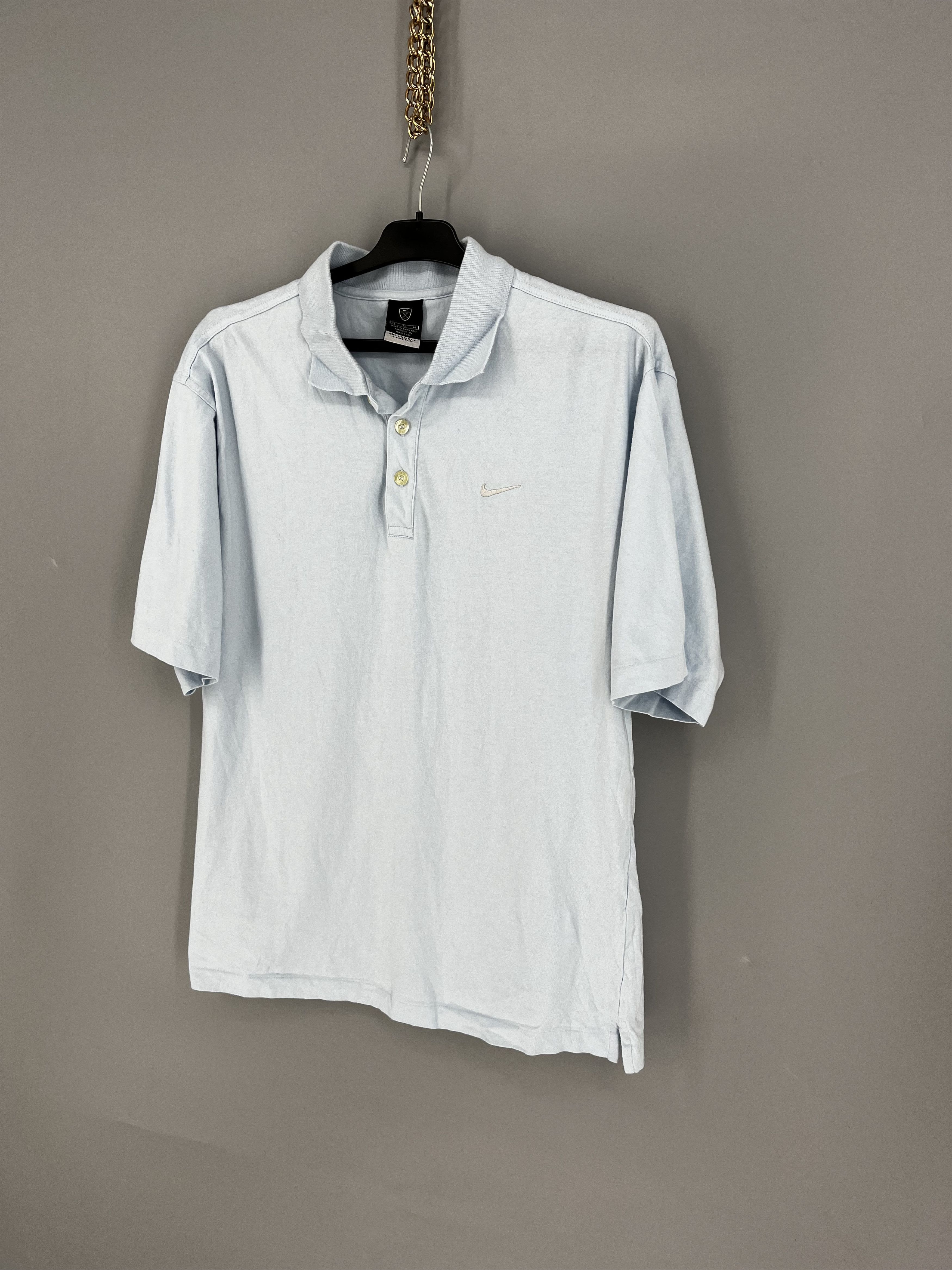Nike Nike Men Solid Green Athletic Golf Short Sleeve Polo Shirt Size US M / EU 48-50 / 2 - 3 Thumbnail