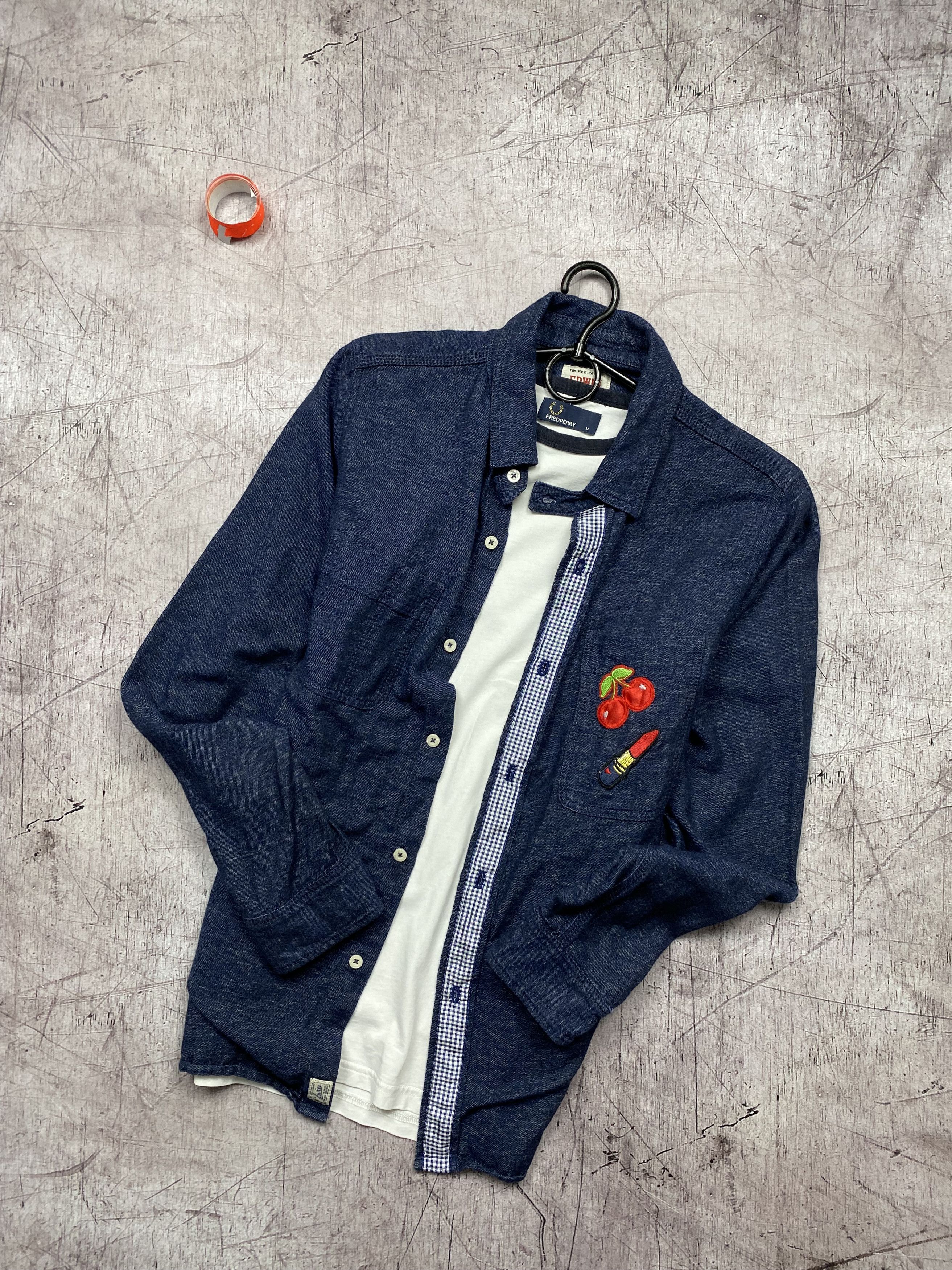 Edwin × Flannel Edwin Vintage Mens Docker Flannel Shirt Size US L / EU 52-54 / 3 - 1 Thumbnail