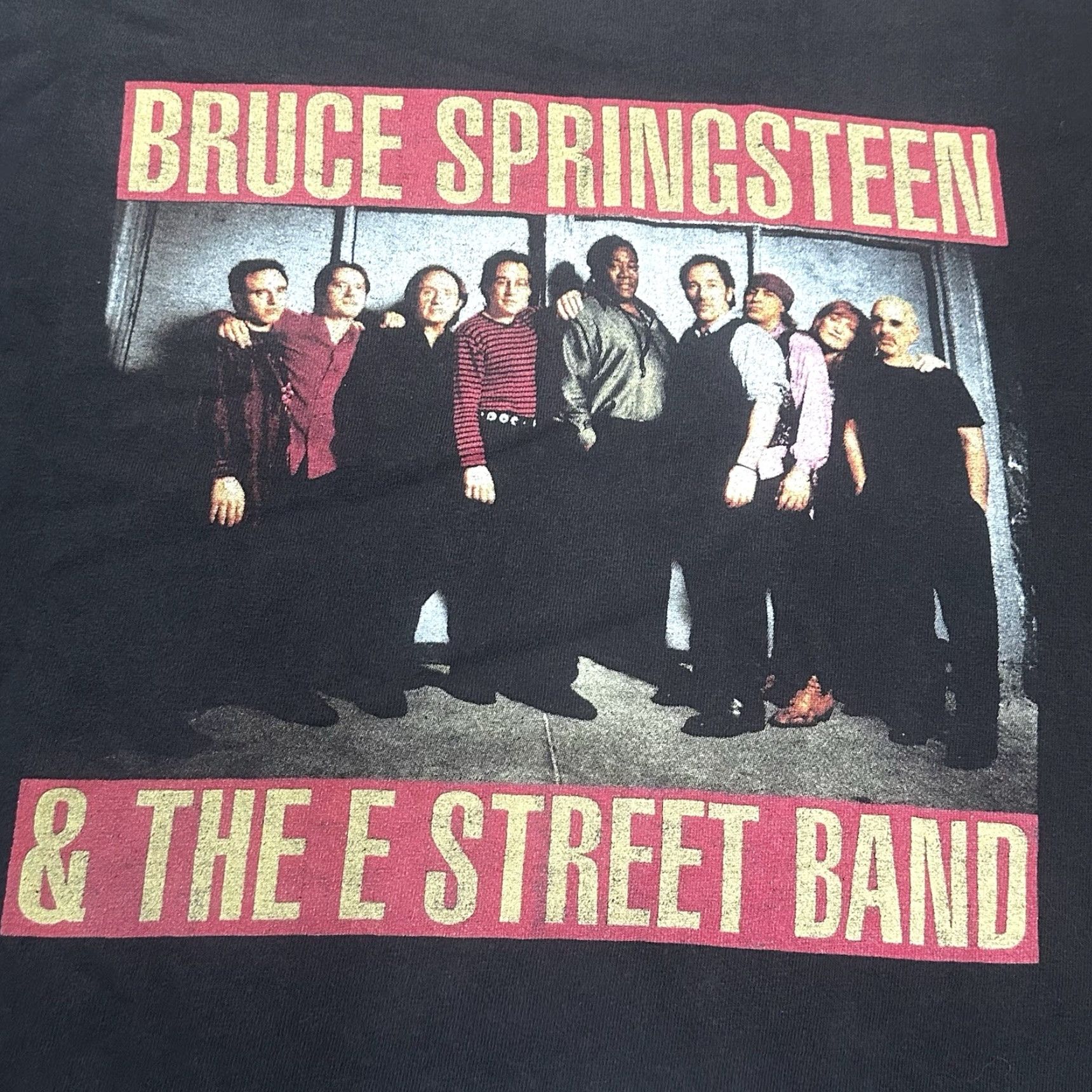 Vintage VINTAGE Bruce Springsteen T Shirt Men Large Black 90s Single Stitch Size US L / EU 52-54 / 3 - 4 Thumbnail