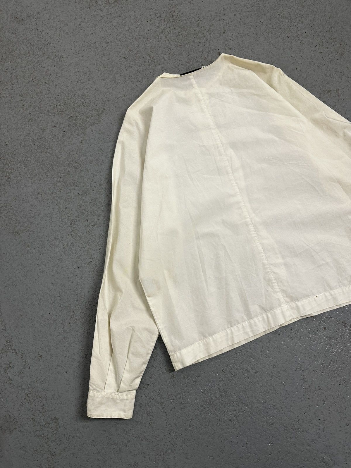 Claude Montana Vintage 80s Claude Montana Waved Button Blouse Size M / US 6-8 / IT 42-44 - 12 Thumbnail