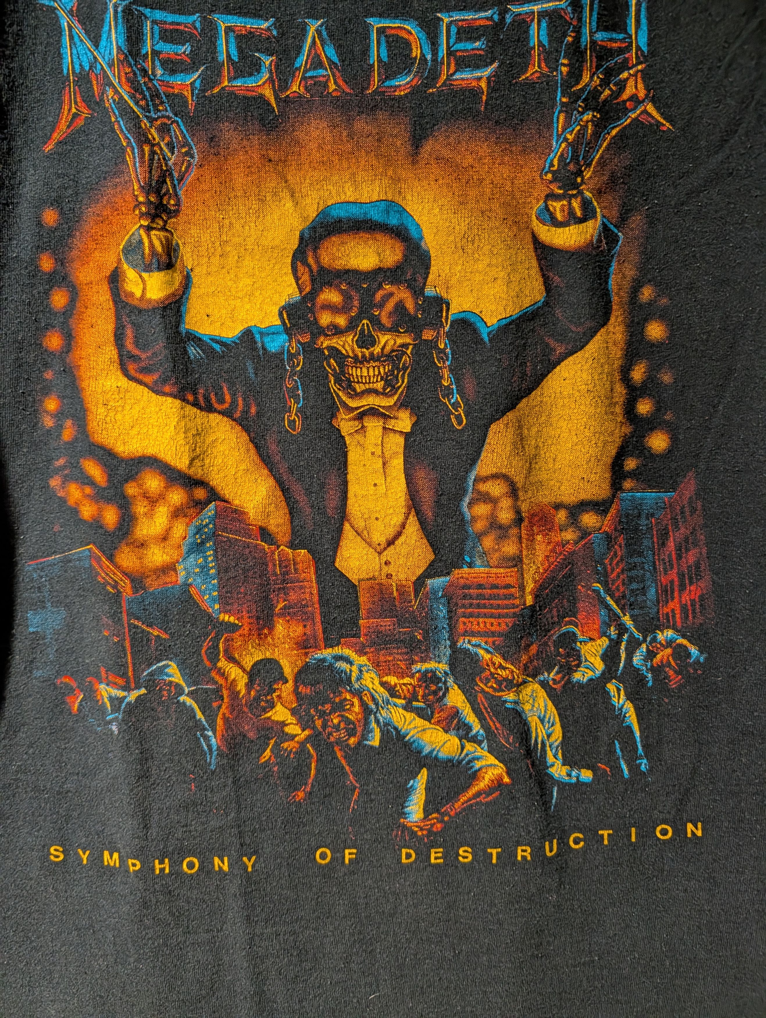 Band Tees Vintage Y2K Megadeth Symphony of Destruction Medium T-Shirt Size US M / EU 48-50 / 2 - 2 Thumbnail