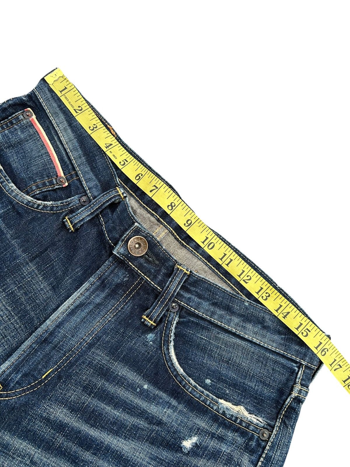 Kapital Vintage Edwin 505ZX Selvedge Buckle Back Repair Denim Jeans Size US 32 / EU 48 - 17 Thumbnail