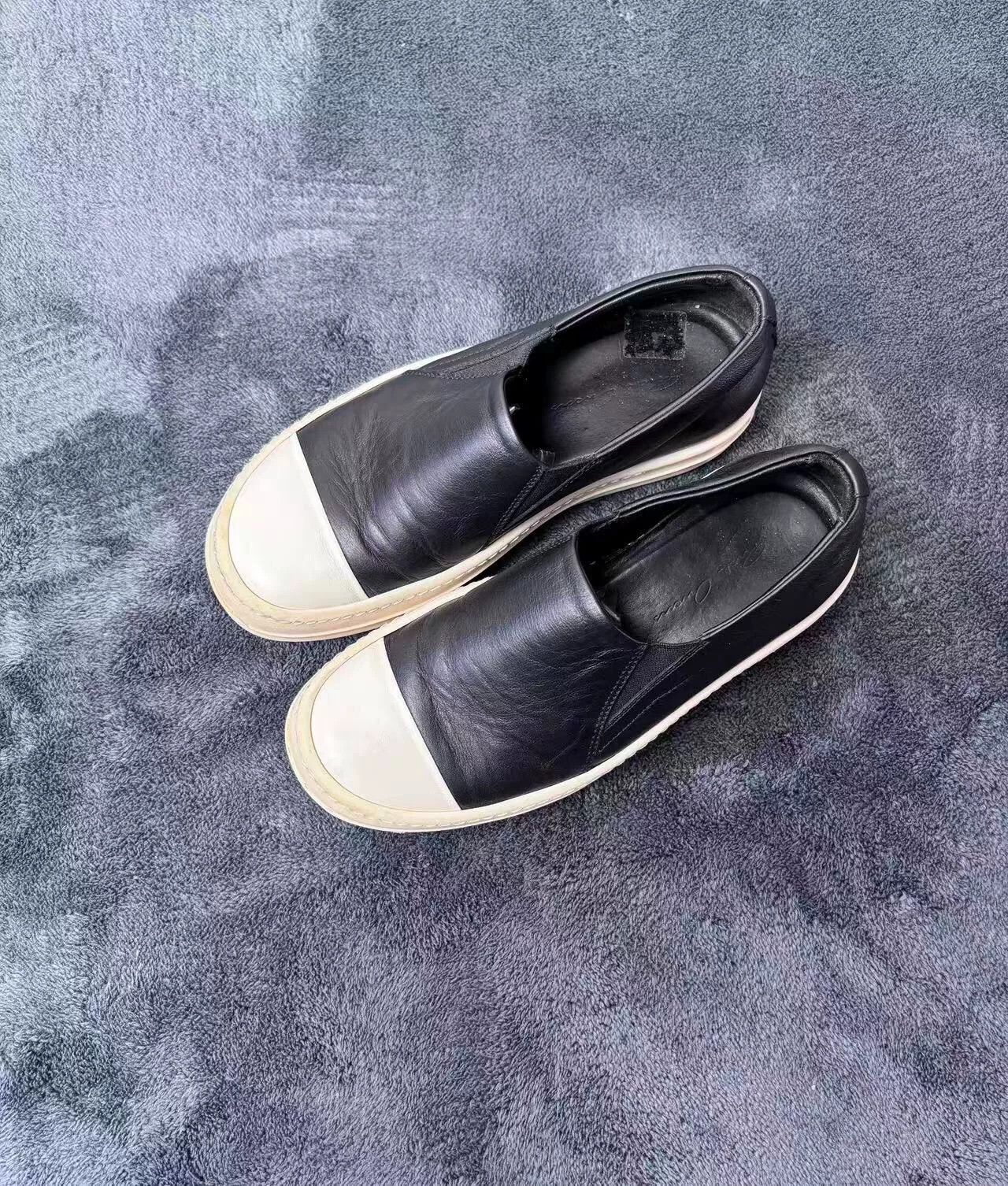 Rick Owens Rick Owens Leather White Lowtop Sneakers 35 Men Size US 5 / EU 37 - 1 Thumbnail