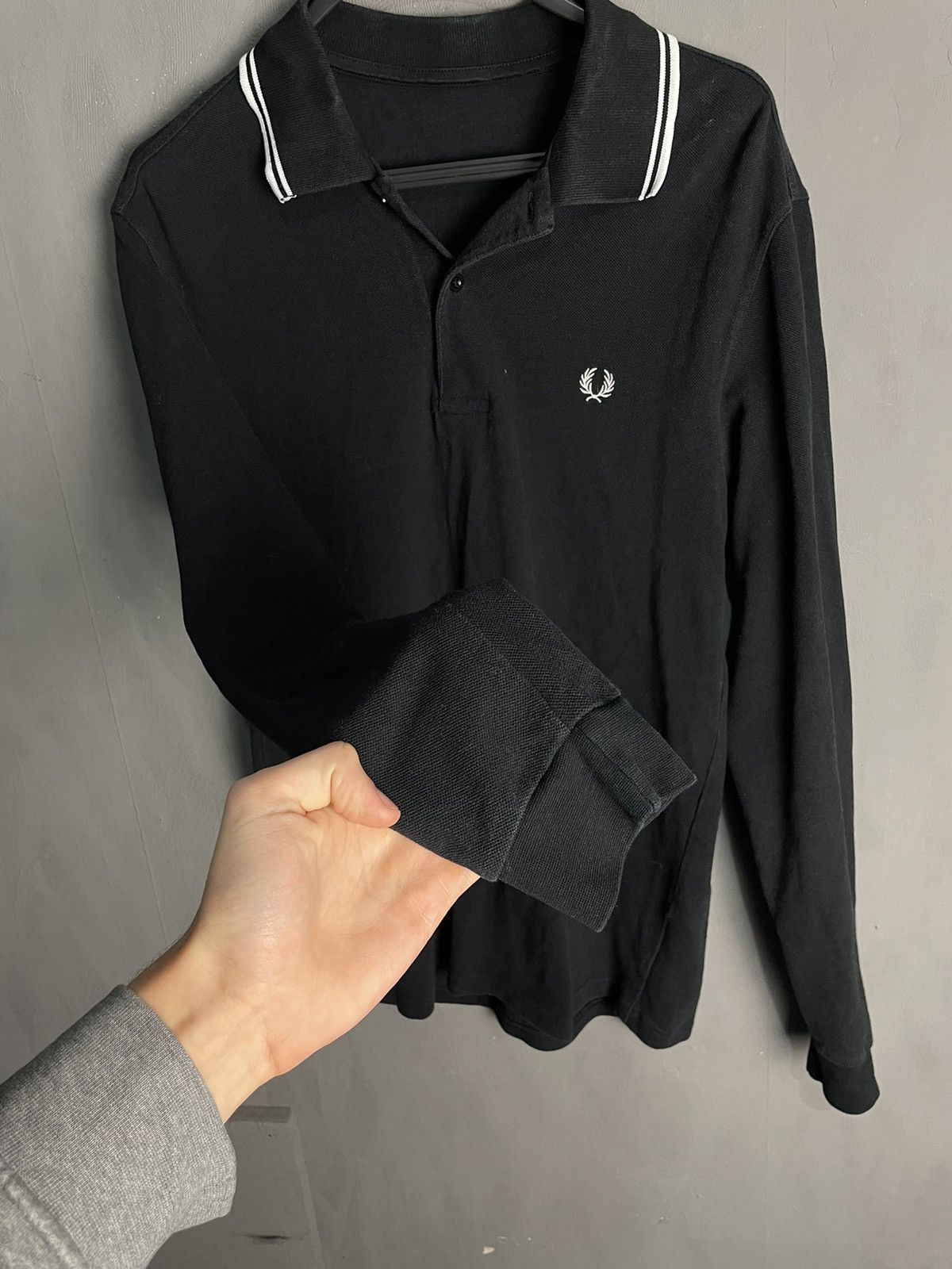 Fred Perry 🔥Vintage Fred Perry Long Sleeve Polo Shirt Long Sleeve 🔥 Size US XL / EU 56 / 4 - 4 Thumbnail