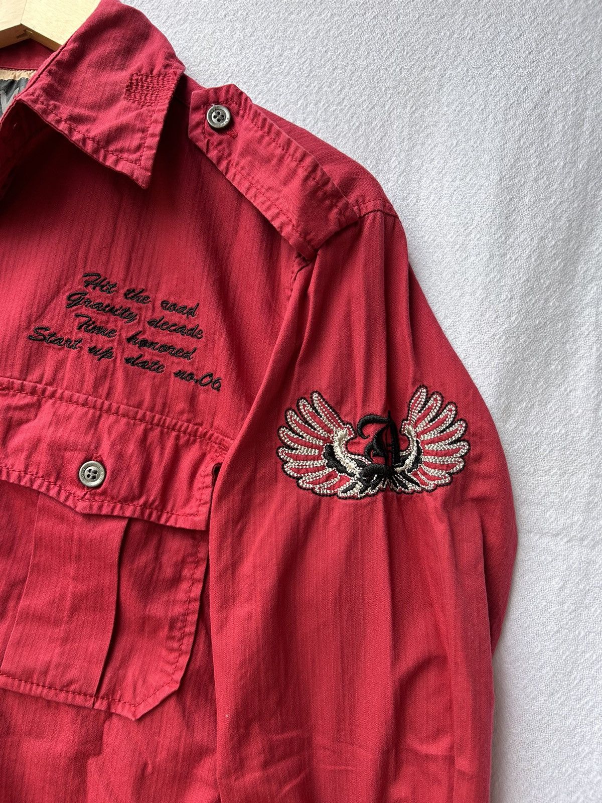 If Six Was Nine 💸BINDINGOFFER💸DOHC Revolution style double pocket longsleeve Size US M / EU 48-50 / 2 - 5 Thumbnail