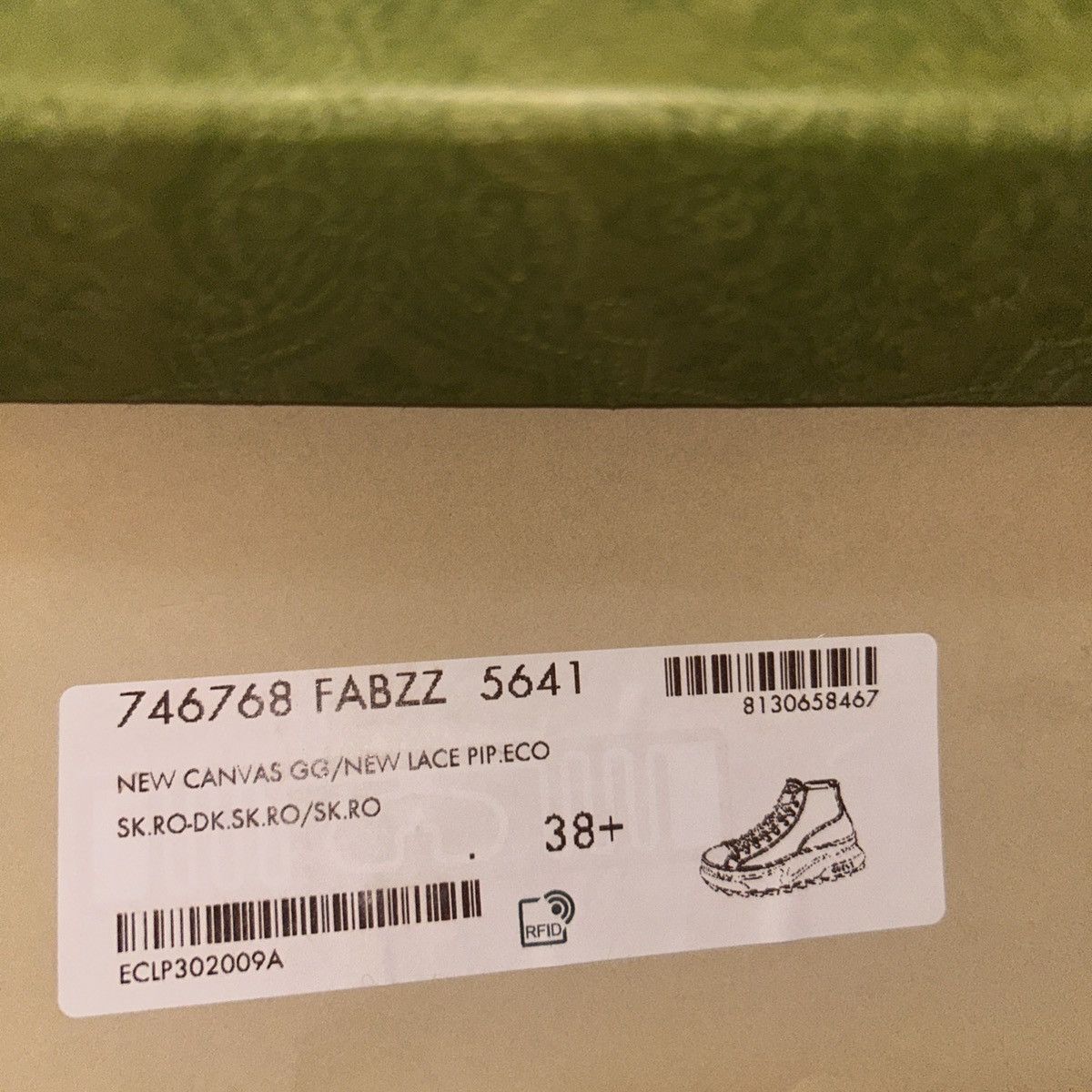 Gucci Gucci GG High Top Sneaker Rose size 38.5 Size US 8.5 / IT 38.5 - 7 Thumbnail