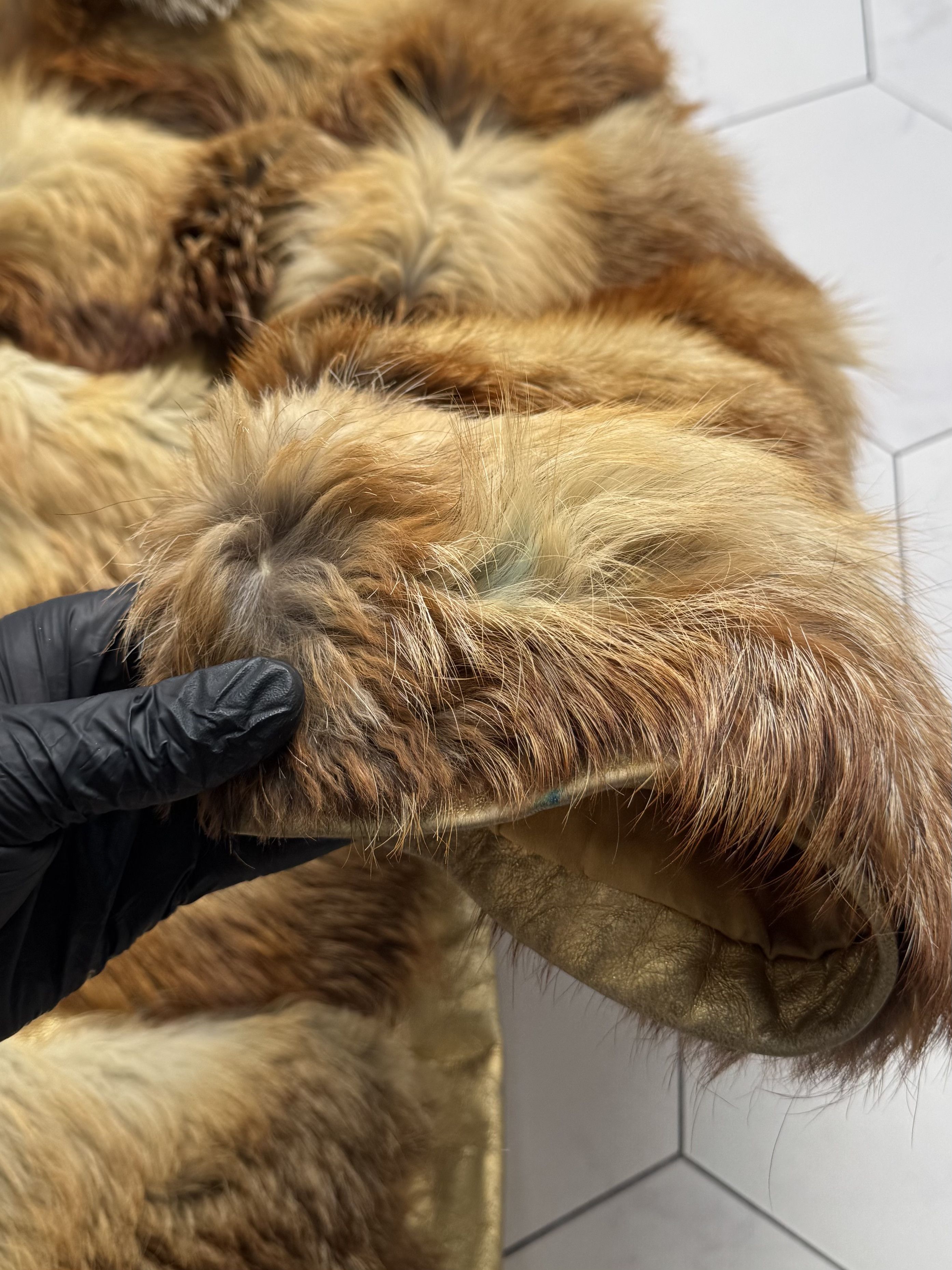 Japanese Brand Vintage Real Fur Hybrid Jacket E2D15 Size XS / US 0-2 / IT 36-38 - 4 Thumbnail