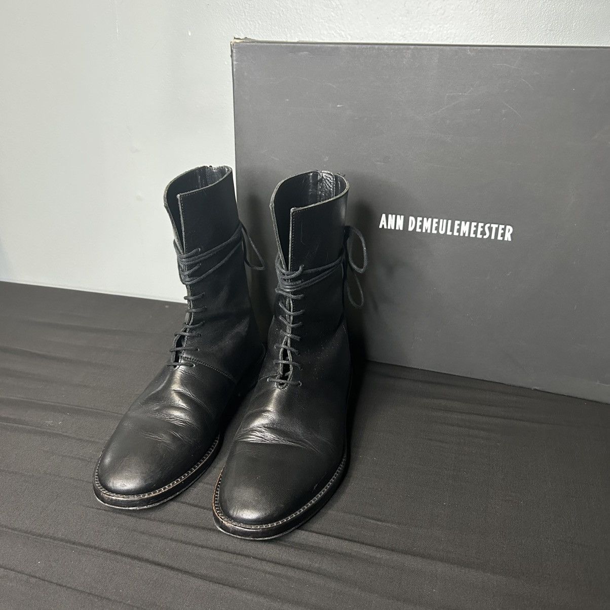 Ann Demeulemeester Ann Demeulemeester - Lace Up Oxford Boots Size US 5 / IT 35 - 1 Thumbnail