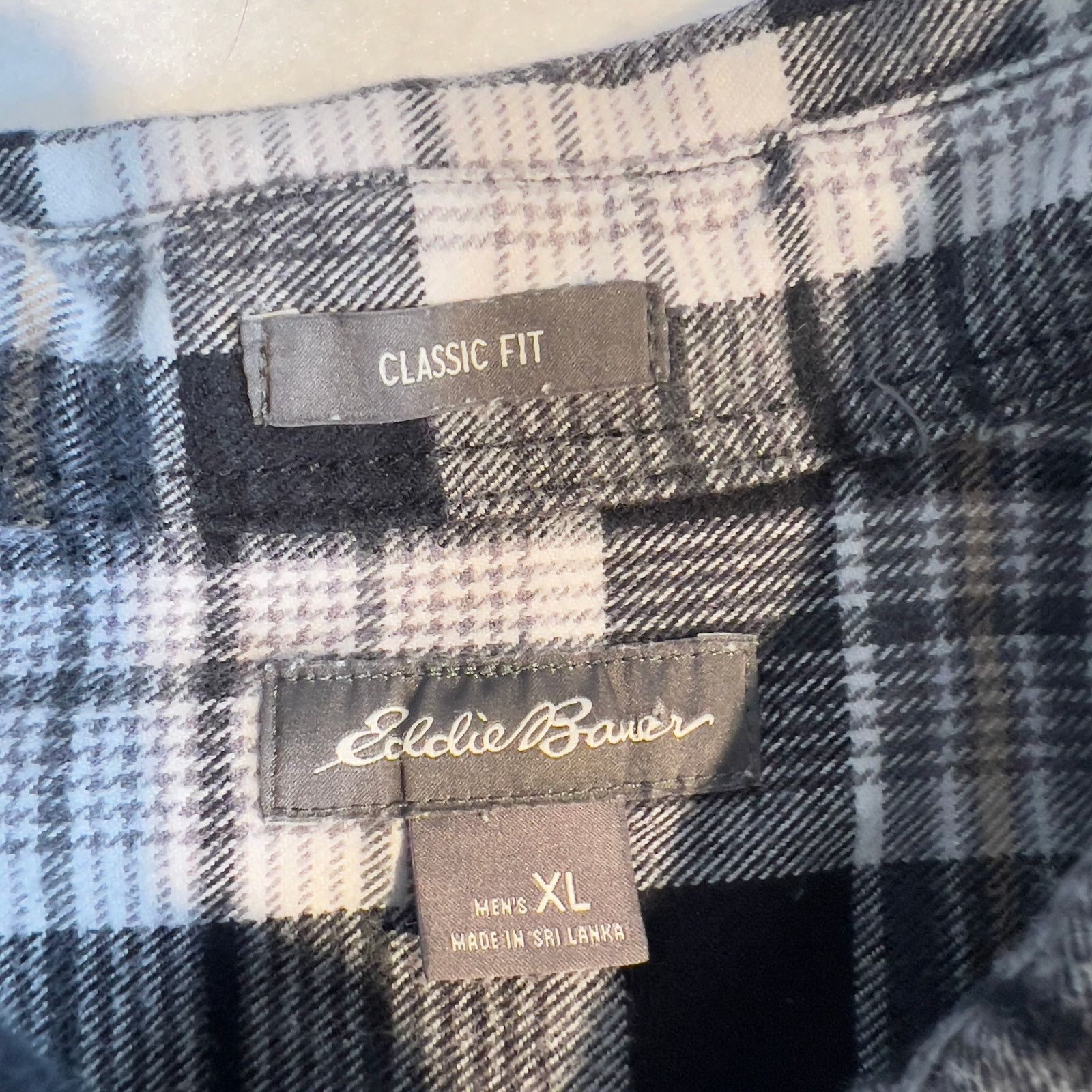 Eddie Bauer Eddie Bauer Button Shirt Men XL Classic Fit Flannel Size US XL / EU 56 / 4 - 2 Thumbnail