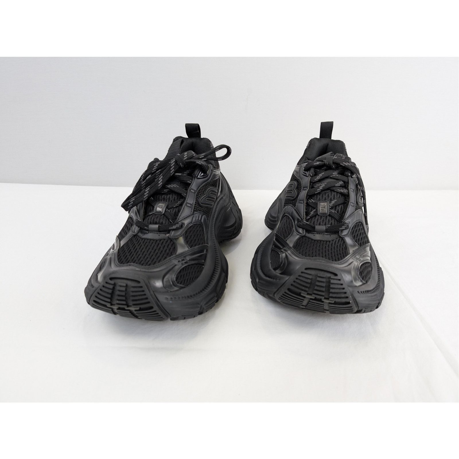 Balenciaga o1rshd1 Q:2 / 10XL Mesh Sneaker TPU PU Sneakers in Black Size US 12 / EU 45 - 7 Thumbnail