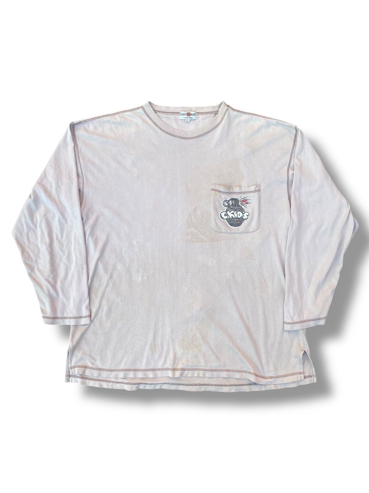 JNCO × Vintage Vintage 90s Class Kids Long Sleeve Shirt. #E10 Size US XL / EU 56 / 4 - 2 Thumbnail