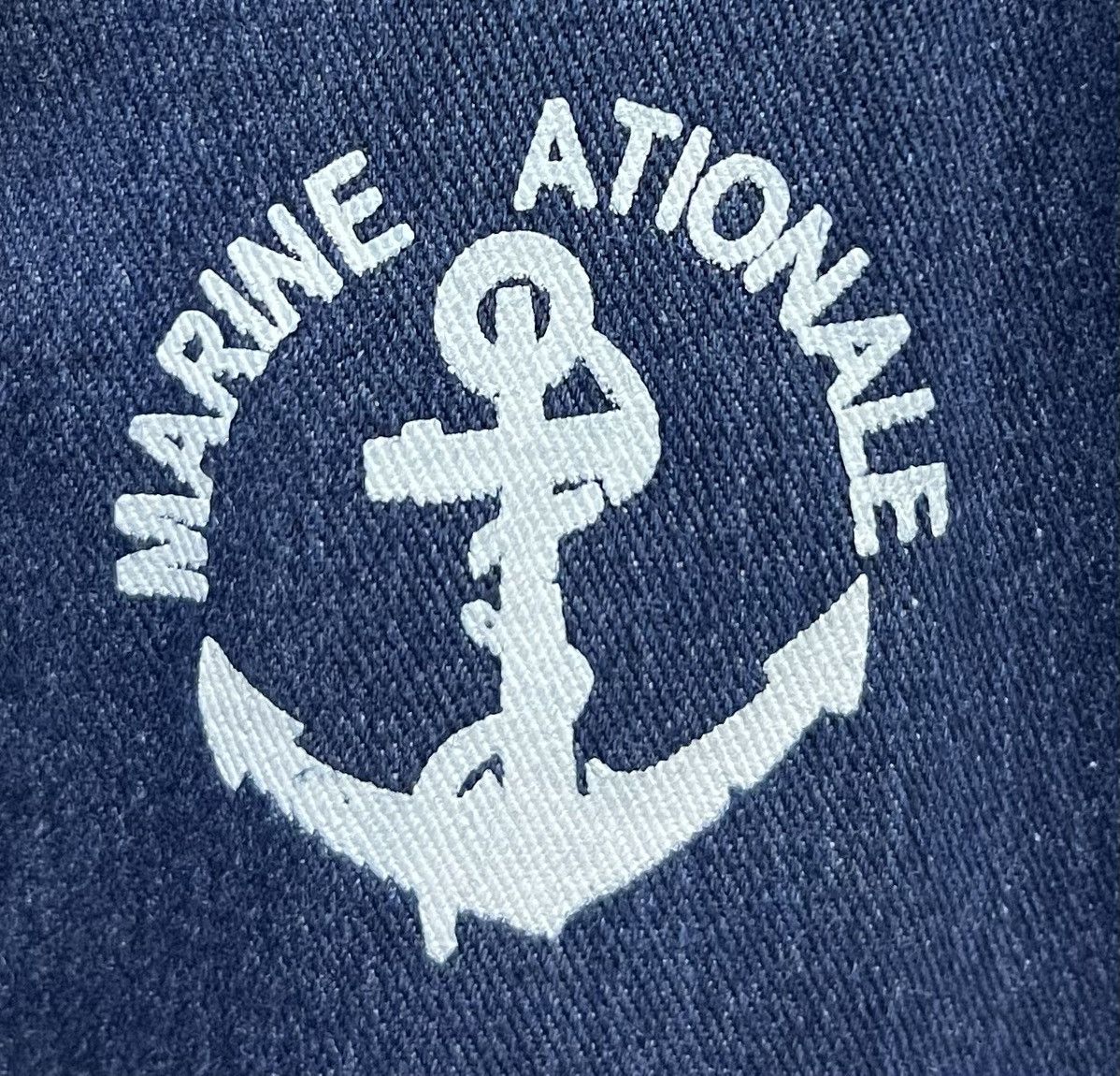 Vintage Vintage French Navy Marine Nationale Style Denim Overalls Size US 36 / EU 52 - 7 Thumbnail