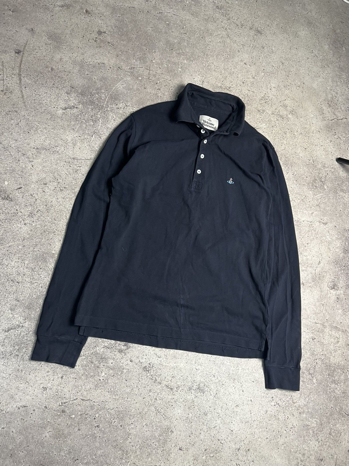 Vivienne Westwood Vivienne Westwood Long Sleeve Polo Shirt Size US L / EU 52-54 / 3 - 2 Thumbnail