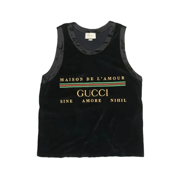 Gucci Gucci Maison De L'Amour Sleeveless T-Shirt Size US L / EU 52-54 / 3 - 1 Thumbnail