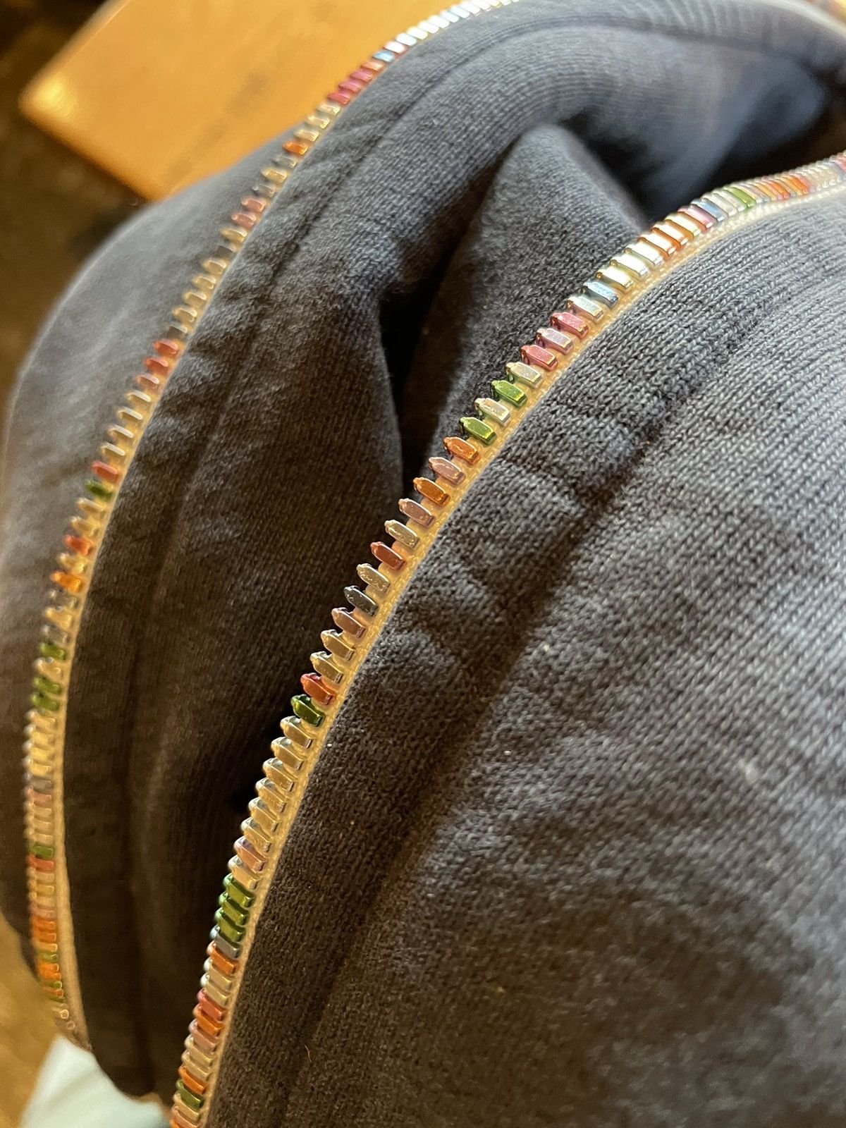 TMT Big Holiday Colored Zipper Patch Hoodie