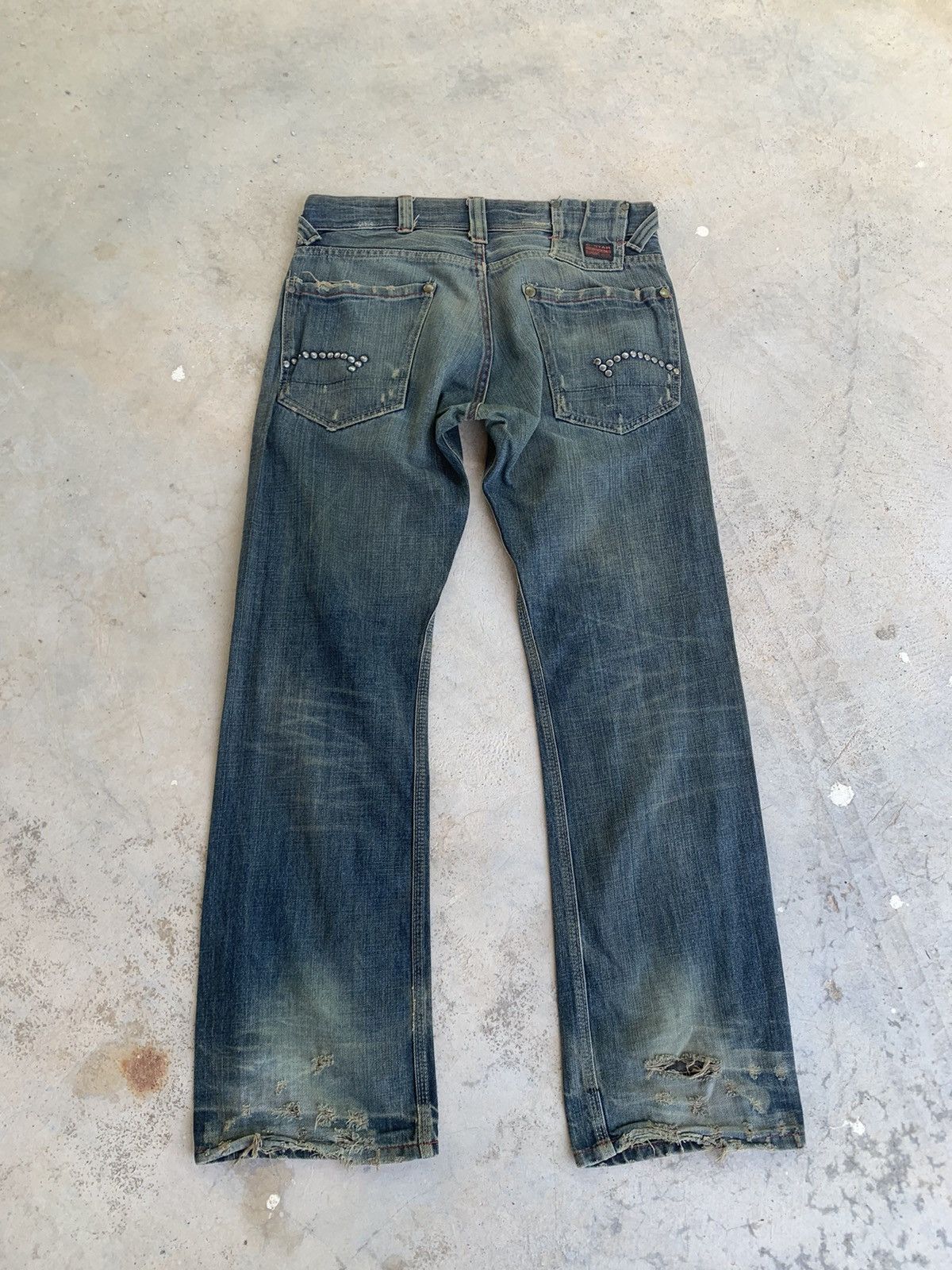 G-Star G Star Raw Distressed Jeans Pants Size US 34 / EU 50 - 2 Thumbnail