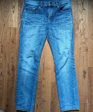 Saint Laurent Paris SAINT LAURENT HEDI SLIMANE D02 DENIM Size US 32 / EU 48 - 1 Thumbnail