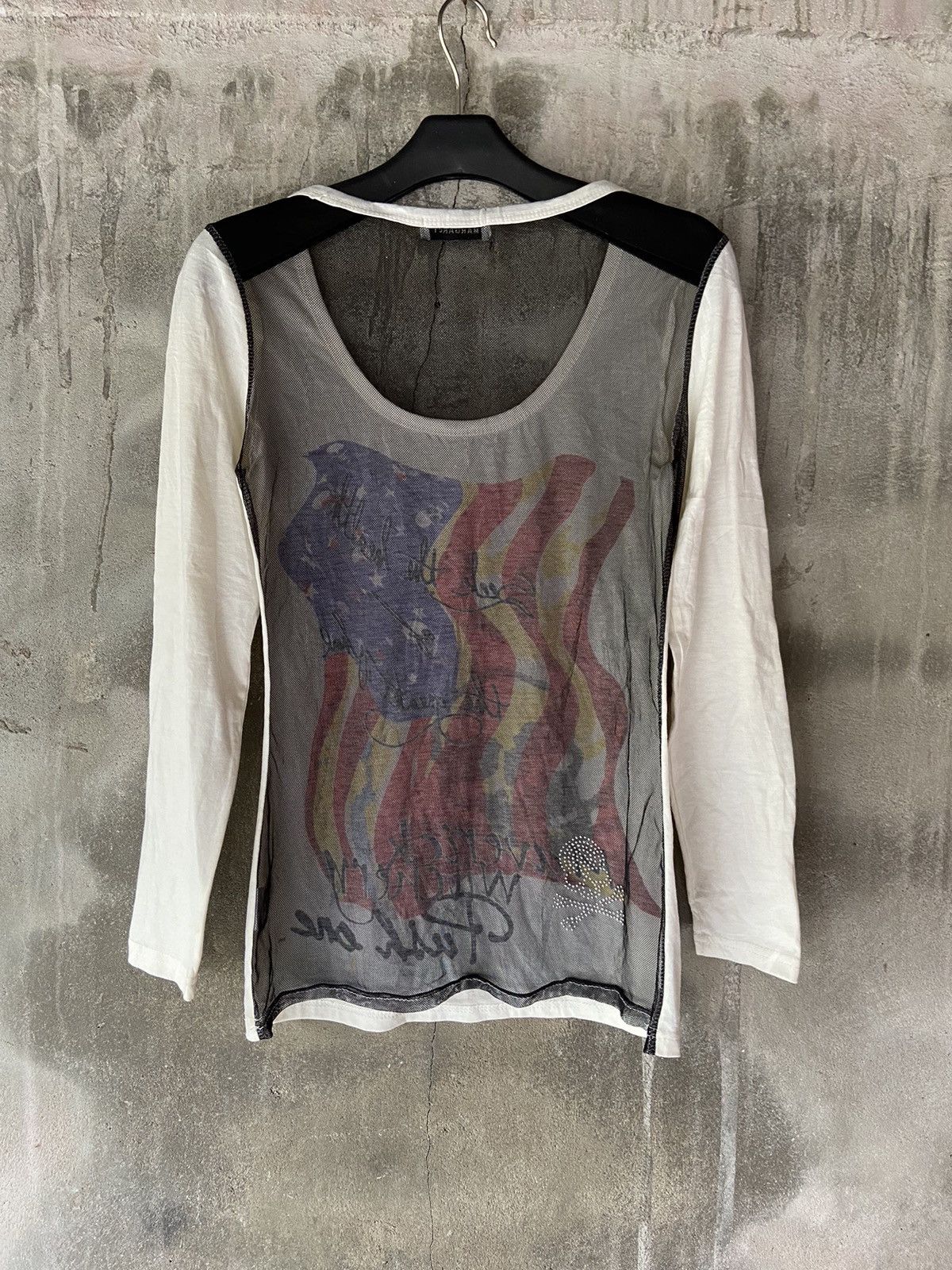 Beauty Beast × Hysteric Glamour × Japanese Brand SEEK THE HEALTH AMERICAN FLAG LONG SLEEVE Size US S / EU 44-46 / 1 - 11 Thumbnail