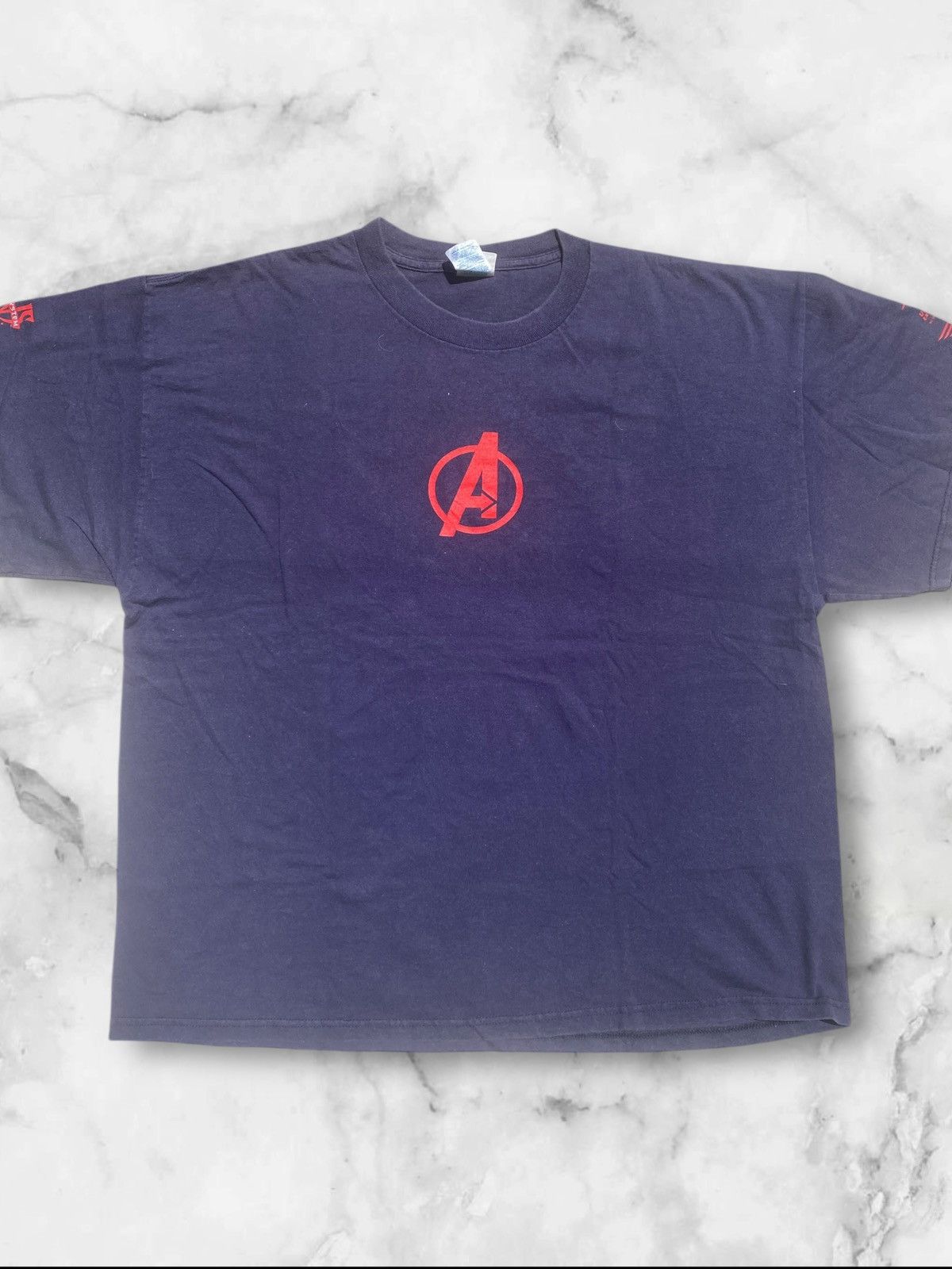 Marvel Comics Vintage Deck Card 2005 Marvel Avengers Assemble Iron Man Tee Size US XL / EU 56 / 4 - 4 Thumbnail