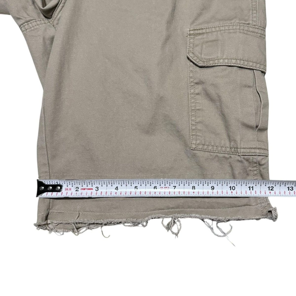 Dickies Dickies Tan/Khaki Cargo Distressed Frayed Shorts Men's 32.5 Size US 32 / EU 48 - 9 Thumbnail