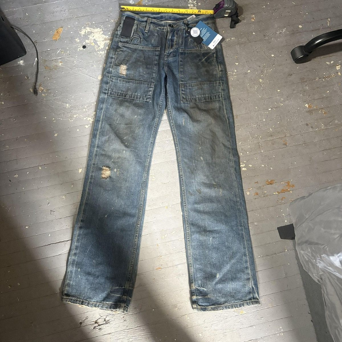 Rick Owens F/W04 Slab Denim Oversized