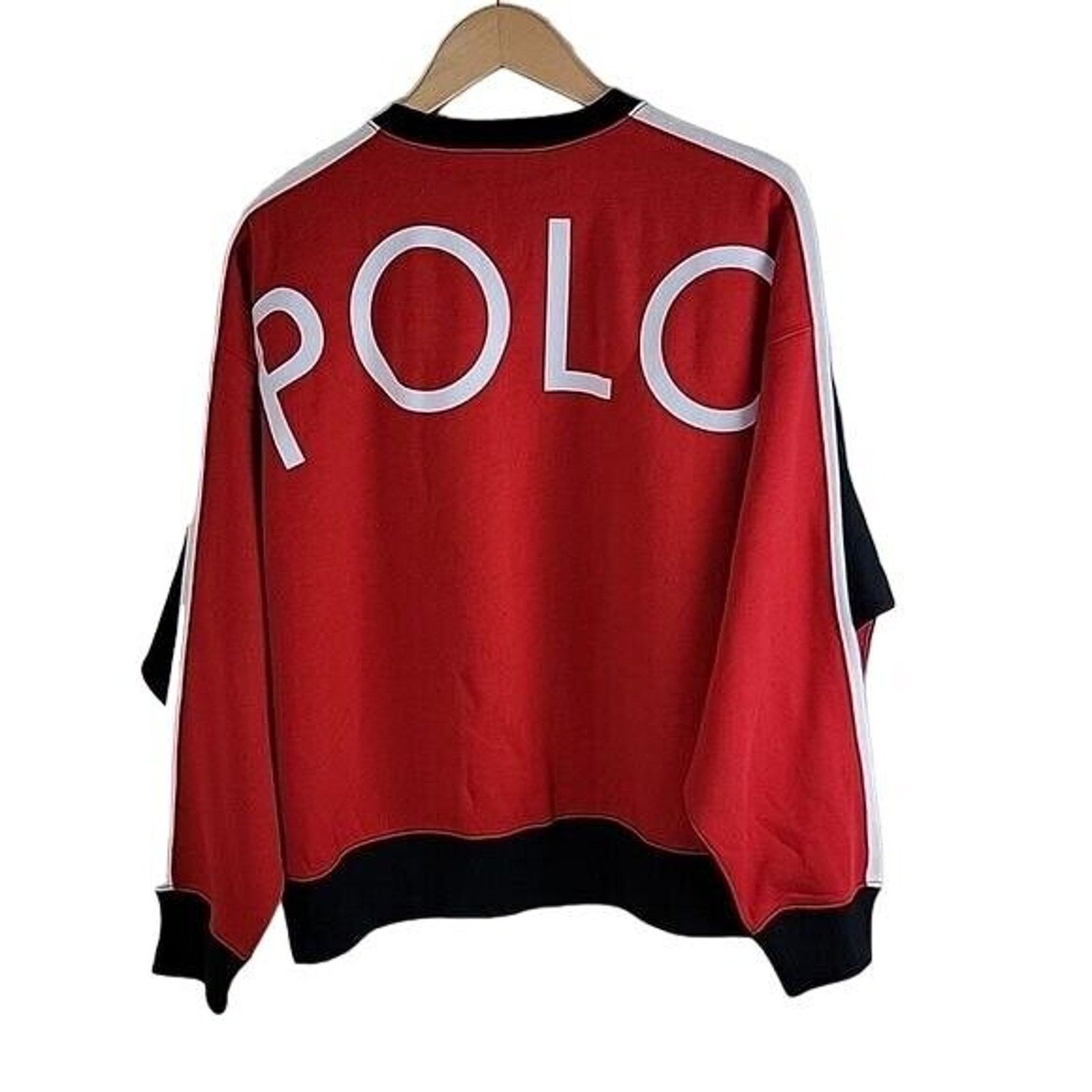 Polo Ralph Lauren Polo Ralph Lauren Womens Colorblock Fleece Sweatshirt Size M / US 6-8 / IT 42-44 - 2 Thumbnail