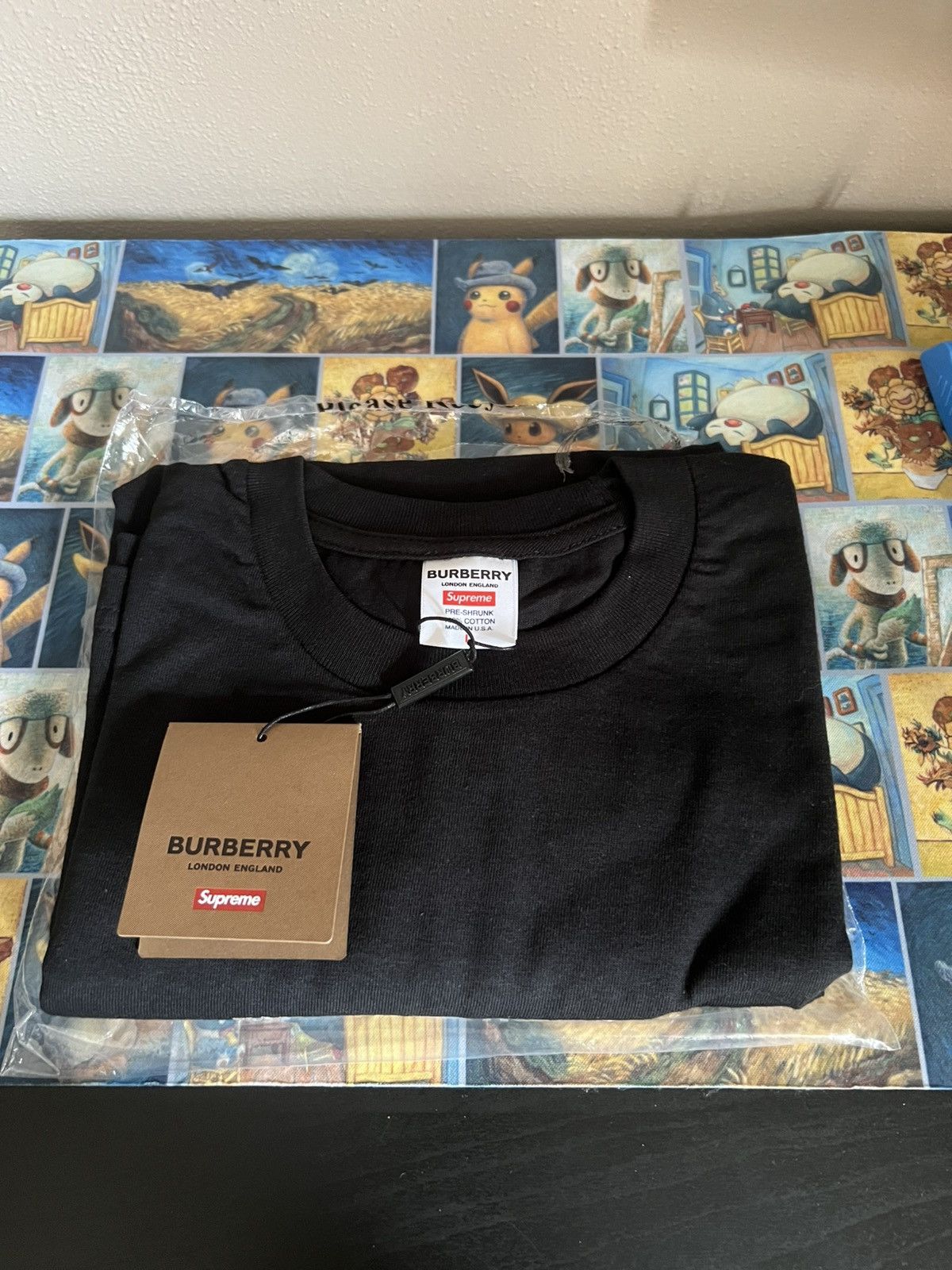 Burberry × Supreme Supreme Burberry Box Logo Tee Brand New Size US M / EU 48-50 / 2 - 2 Thumbnail