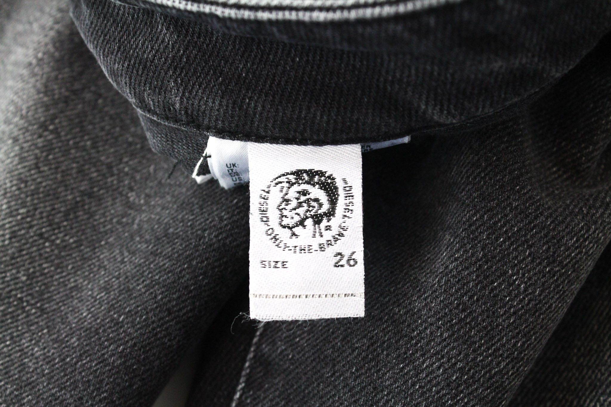 Diesel D-EARLIE 080AP W26/L32 Grey Zip Pocket Jeans 71937 Size 26" / US 2 / IT 38 - 7 Thumbnail