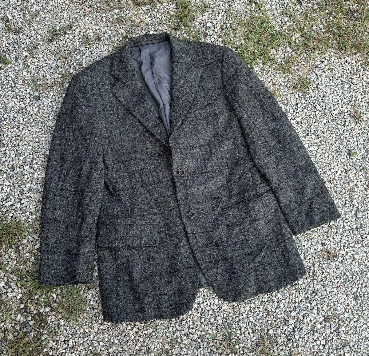 Beams Plus × Harris Tweed 🔥HARRIS TWEED CHECKERED BLAZER JACKET Size US S / EU 44-46 / 1 - 5 Thumbnail