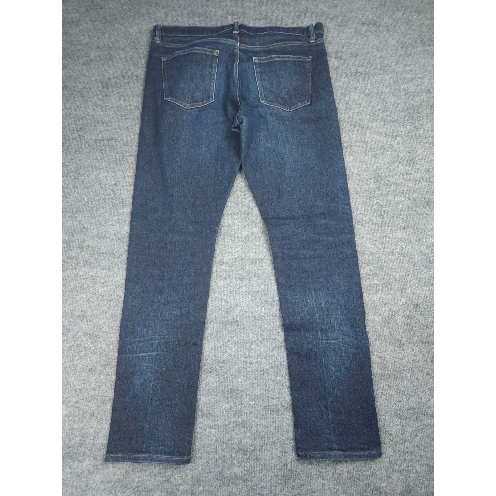 Uniqlo Uniqlo Jeans Mens 36x34 Blue Slim Straight Selvedge Stretch Kaihara Denim Pants Shirt? Size US 36 / EU 52 - 2 Thumbnail